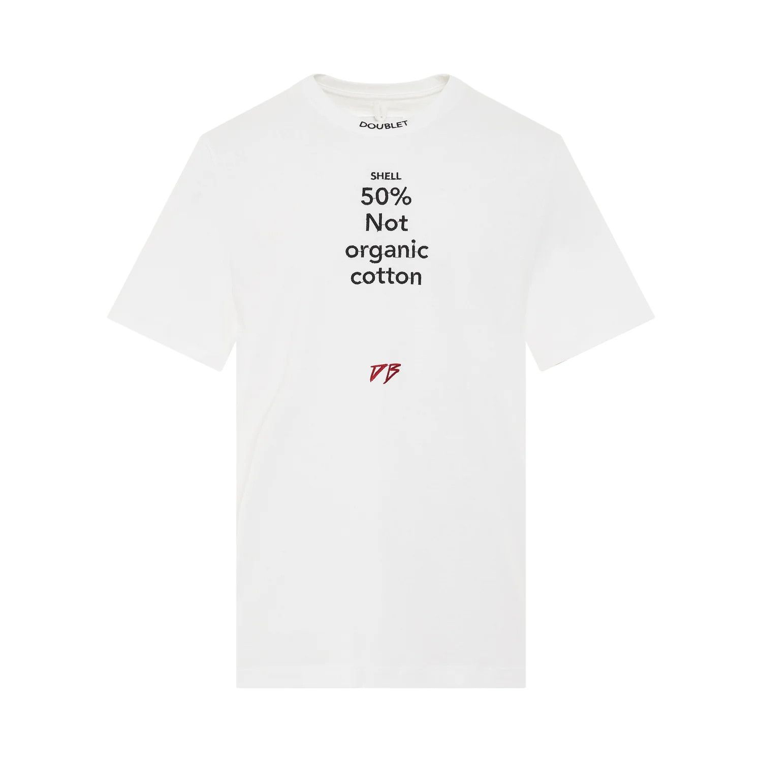 Doublet o1mris0824 Knit T-Shirt in White Size US M / EU 48-50 / 2 - 1 Thumbnail
