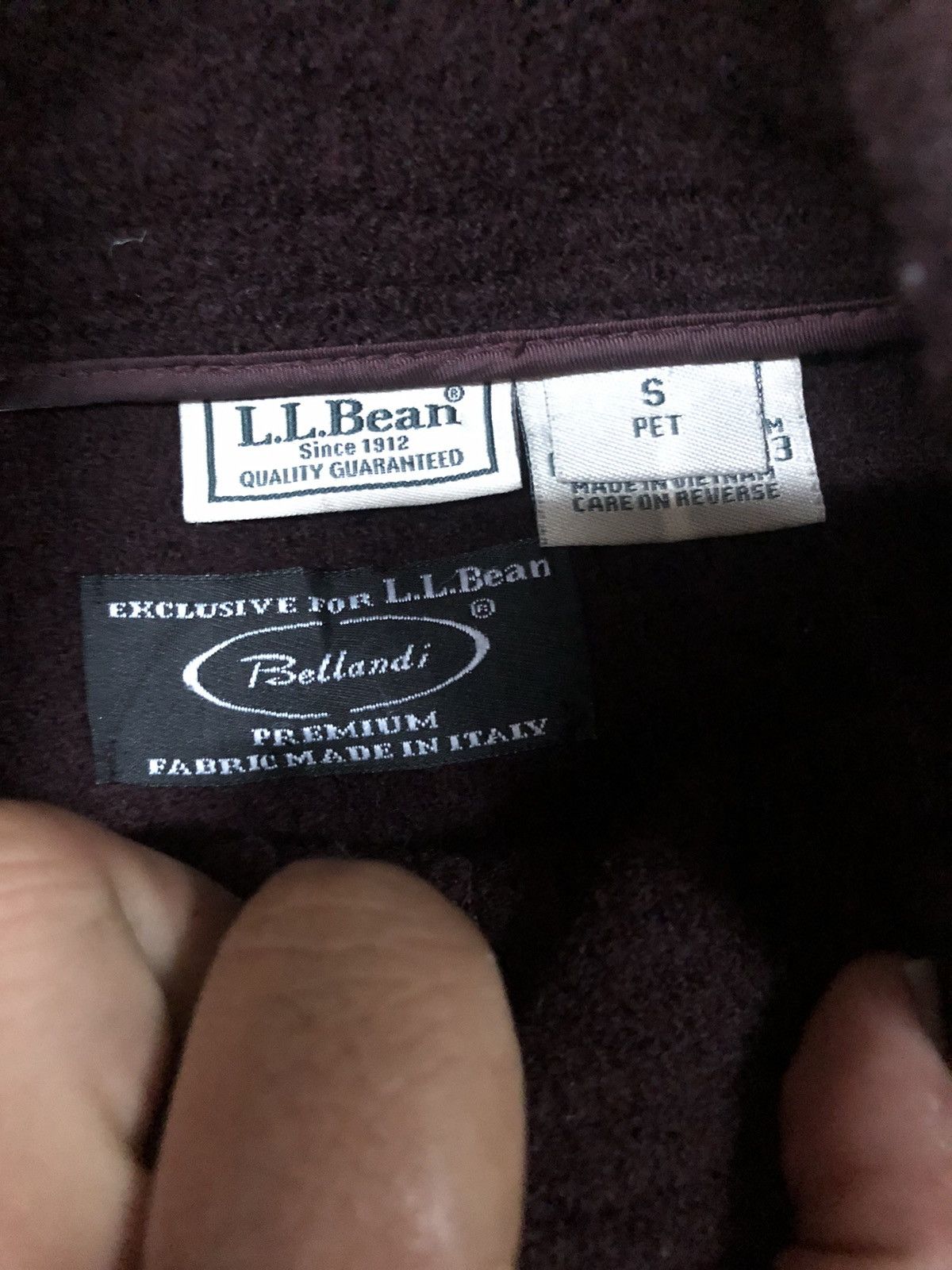 L.L. Bean LL Beans Premium Fabric Made italy Wool Jacket Size S / US 4 / IT 40 - 5 Thumbnail