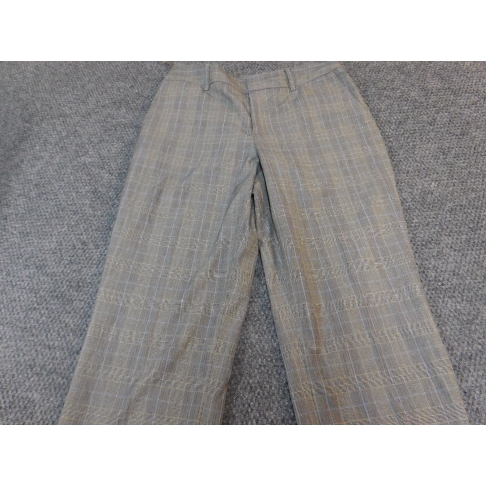 Nine West Nine West Womens Pants Dress Pants Straight Gray 4 Regular Inseam 21in Stretch Slimming Comfort Cotton Spandex Knit Size 27" / US 4 / IT 40 - 6 Thumbnail