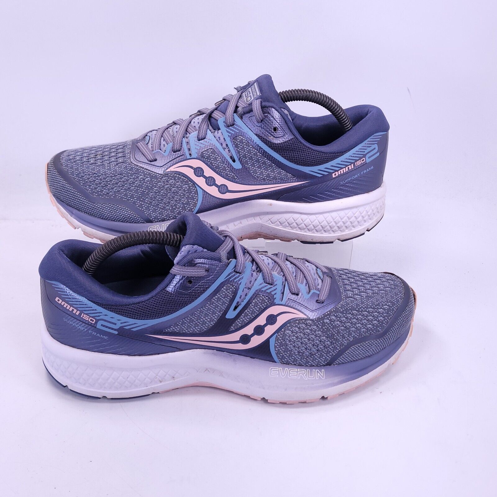 Saucony Saucony Omni ISO 2 Shoe Womens Size 10 S10511-1 Blue Pink Size US 10 / IT 40 - 6 Thumbnail