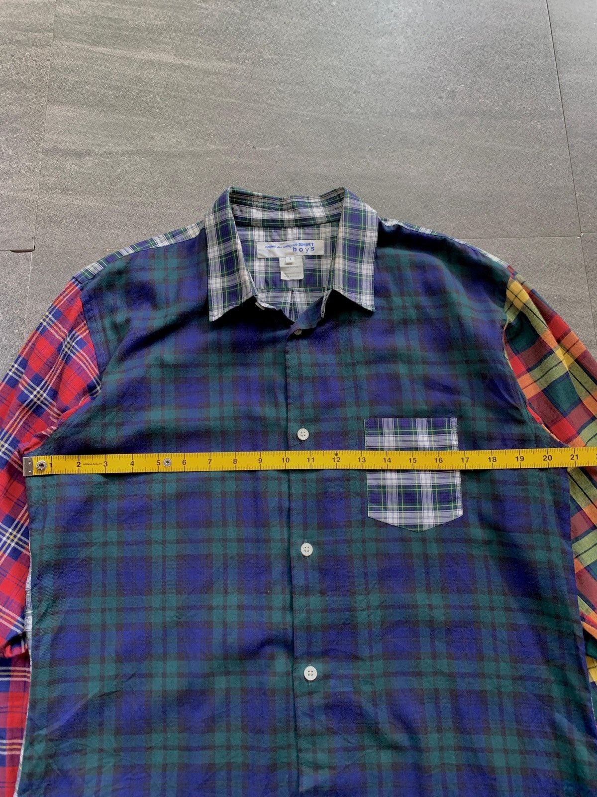 Comme des Garcons SHIRT FREE IMPORT TAX boys Multi Color Plaid Shirt Size US M / EU 48-50 / 2 - 9 Thumbnail