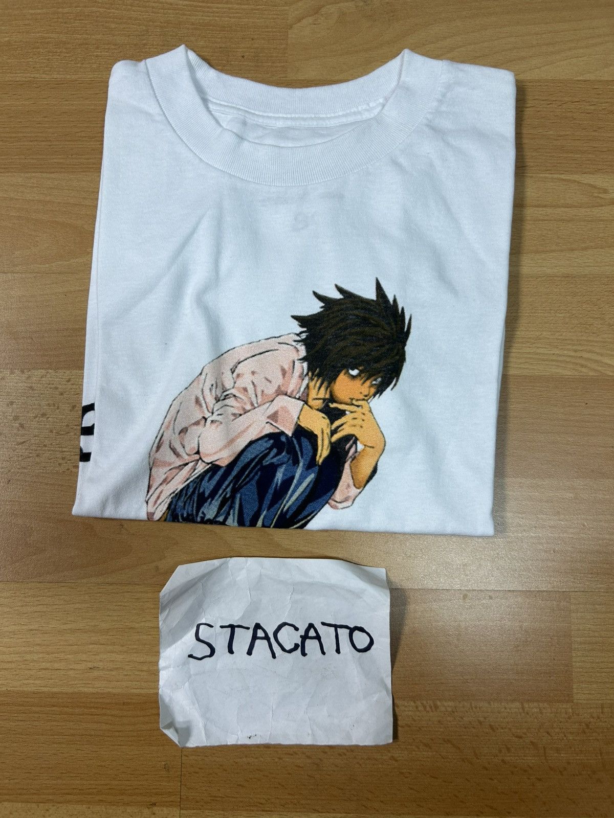 Gnarcotic × Japanese Brand Gnarcotic Lil Gnar Death Note Light Yagami Tee White Size US S / EU 44-46 / 1 - 5 Thumbnail