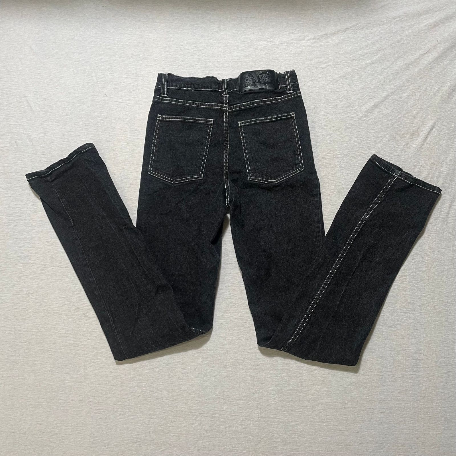 Cheap Monday Cheap Monday Straight Leg Spel Black Jeans Size (28x34) Size 28" / US 6 / IT 42 - 3 Thumbnail