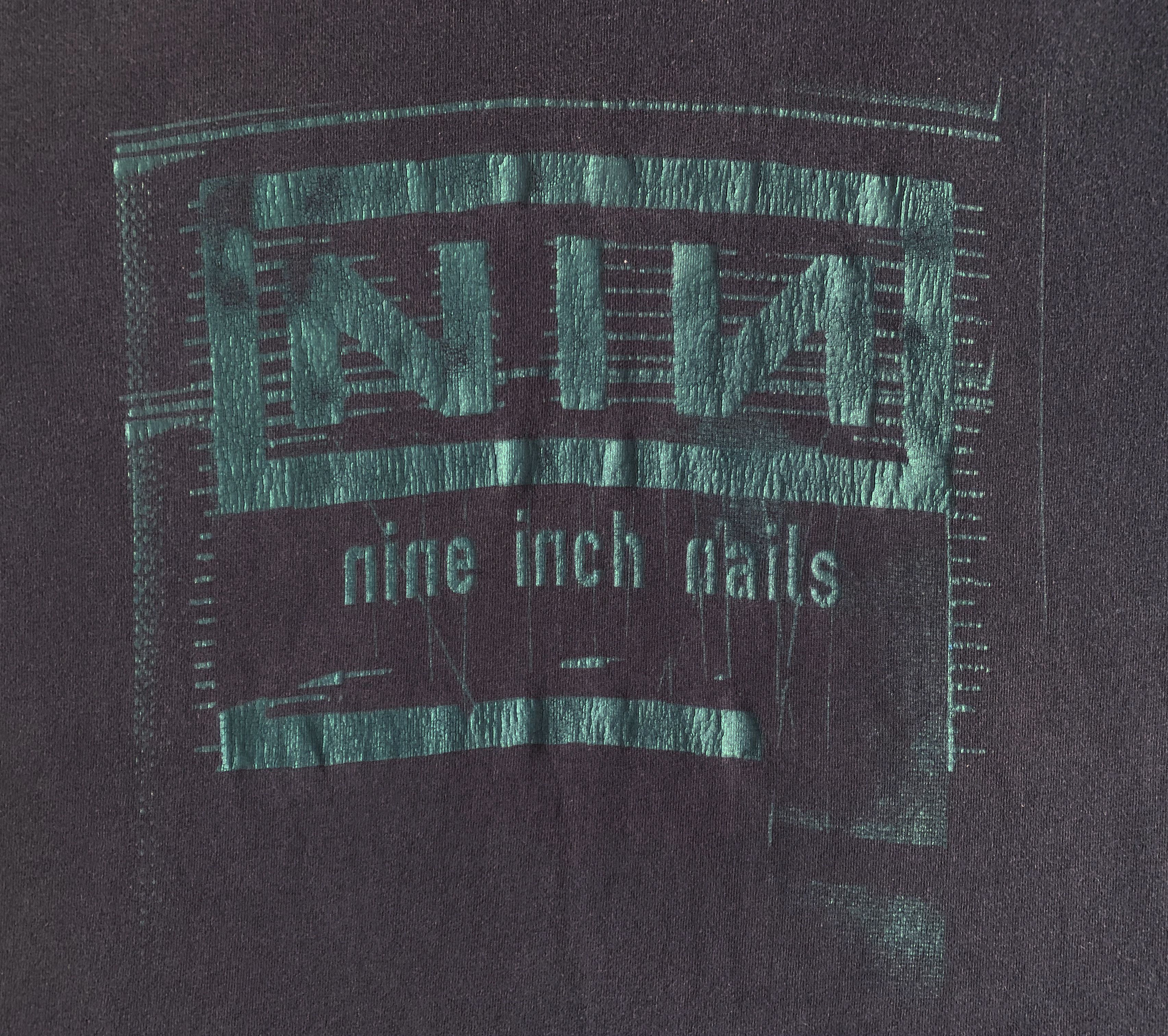 Band Tees Vintage 1996 NINE INCH NAILS NOTHING T shirt Single Stitch Size US M / EU 48-50 / 2 - 5 Thumbnail