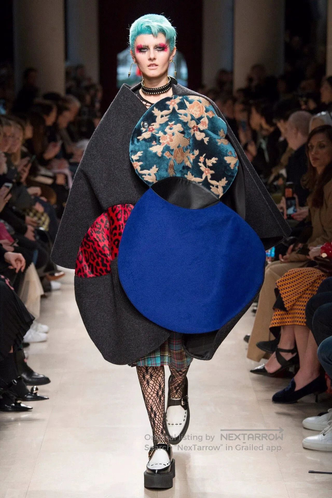 Junya Watanabe junya watanabe floral patterned blue skirt. Size US 27 - 2 Thumbnail