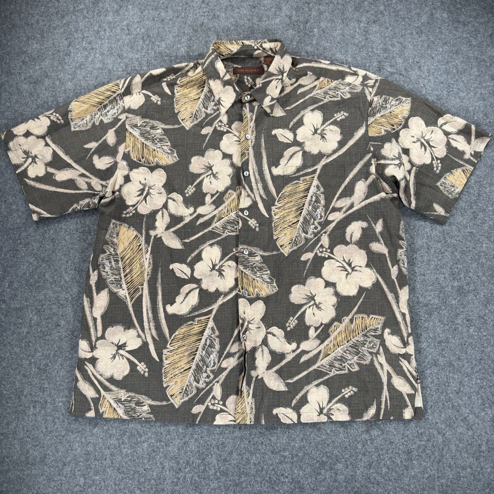 Tori Richard Tori Richard Hawaiian Shirt Mens XXL Floral Cotton Lawn USA Size US XXL / EU 58 / 5 - 1 Thumbnail