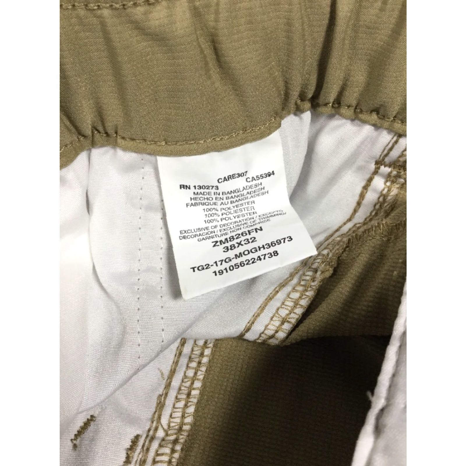 Wrangler Wrangler Authentics Polyester Pants 38x33 Beige Size US 38 / EU 54 - 4 Thumbnail
