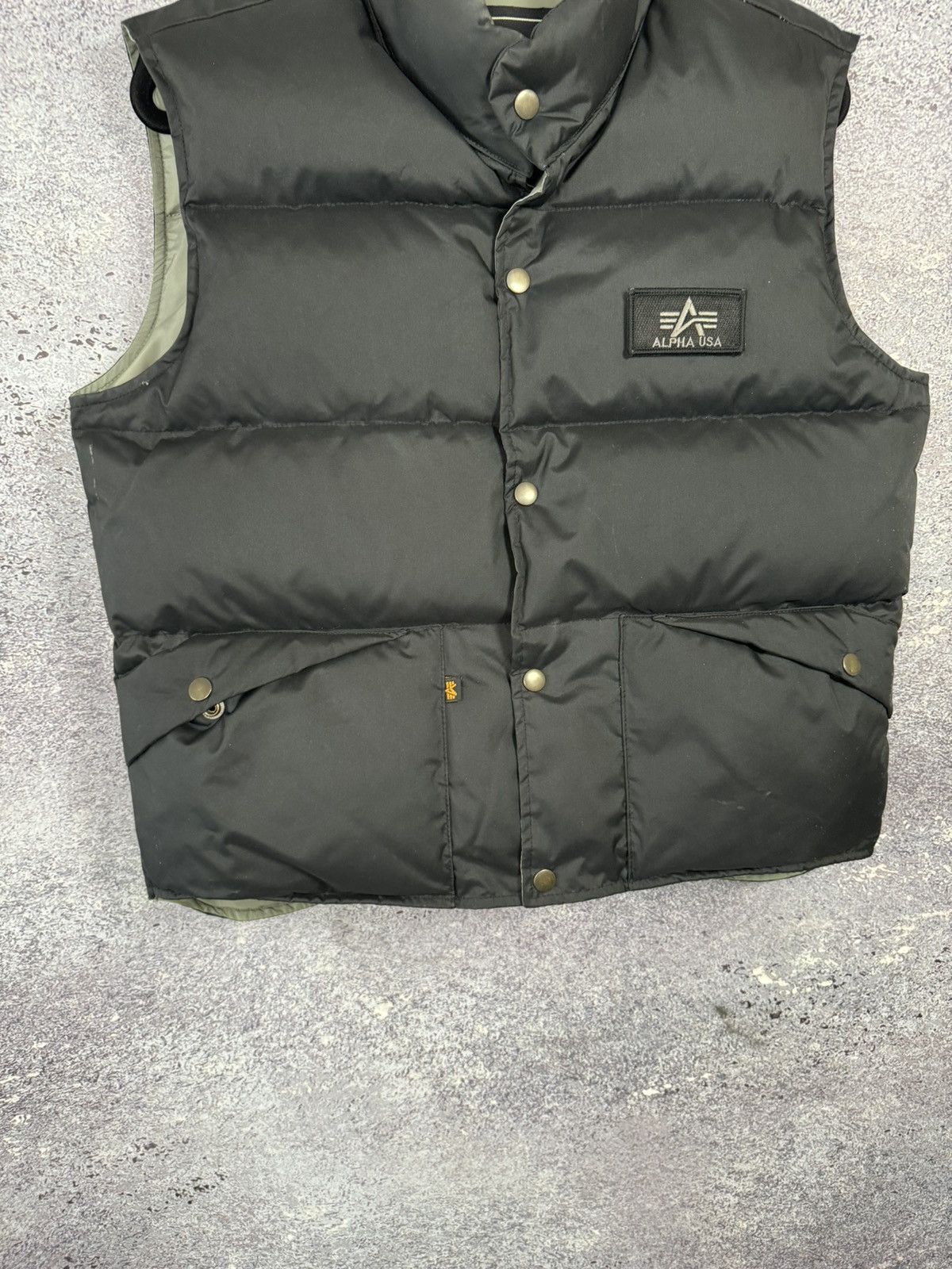 Alpha Industries × Vintage Rare Alpha Industries Down Puffer Vests USA Small Size US S / EU 44-46 / 1 - 4 Thumbnail