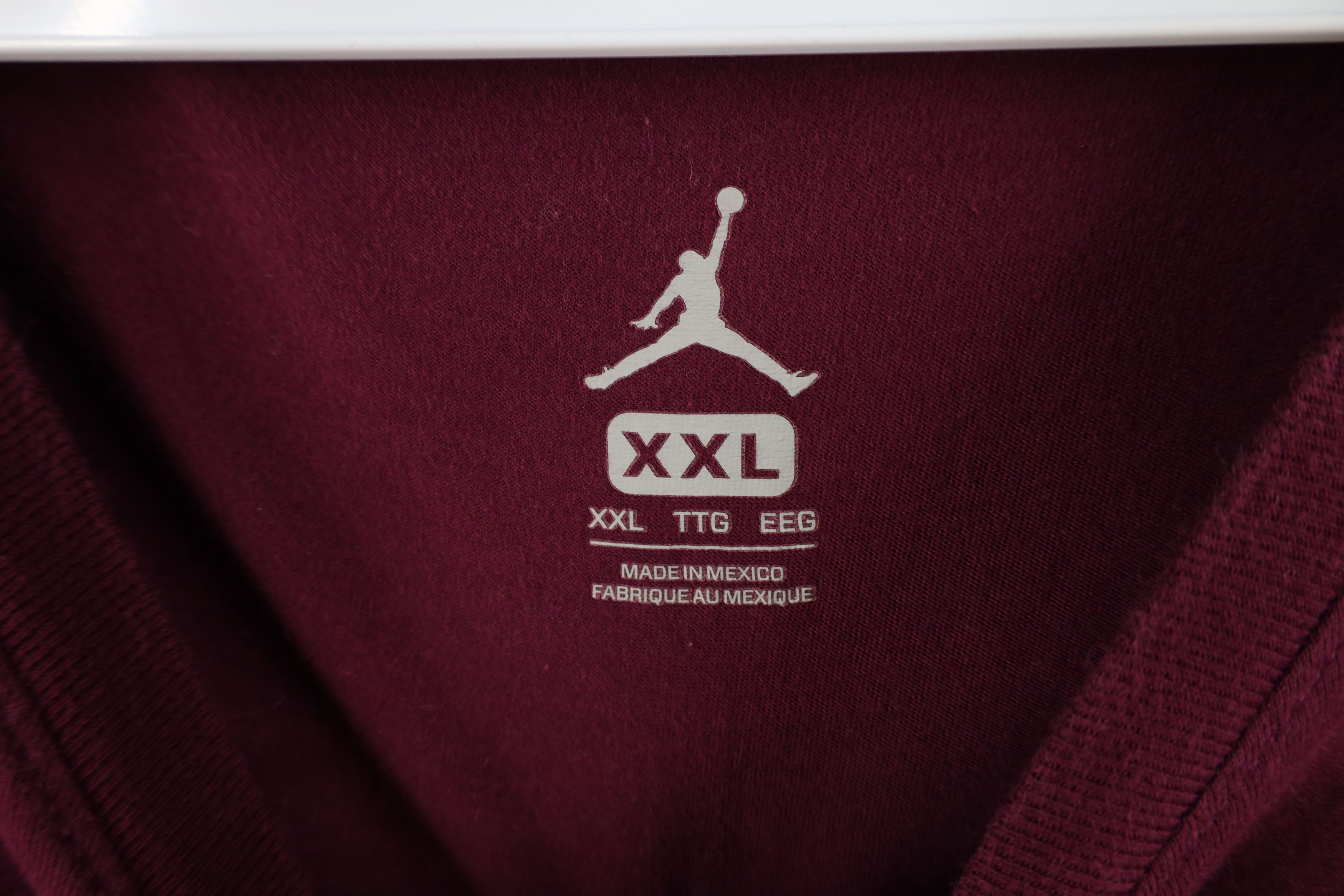 Nike × Vintage Nike Air Jordan Out Air Big Jumpman Logo Long Sleeve T-Shirt Size US XXL / EU 58 / 5 - 6 Thumbnail
