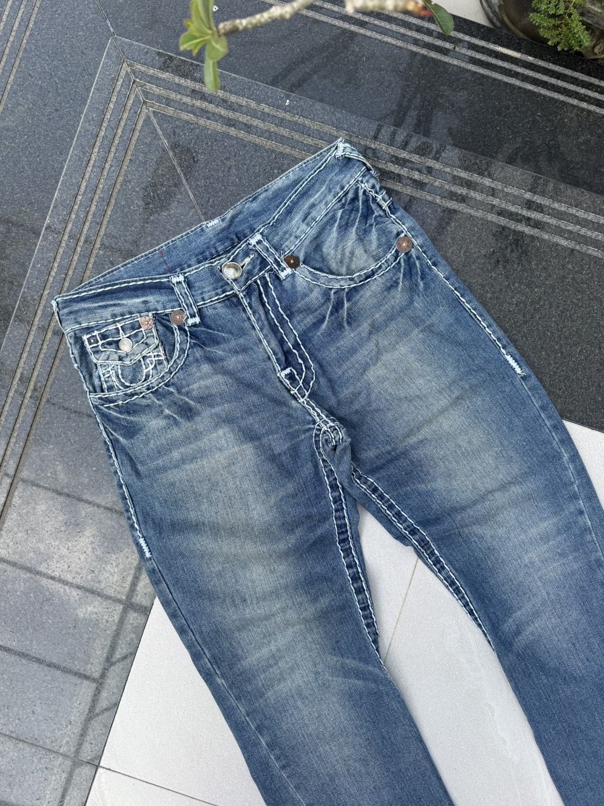 True Religion 90’s TRUE RELIGION RARE POCKET LOGO Y2K VINTAGE DENIM PANTS Size US 32 / EU 48 - 12 Thumbnail