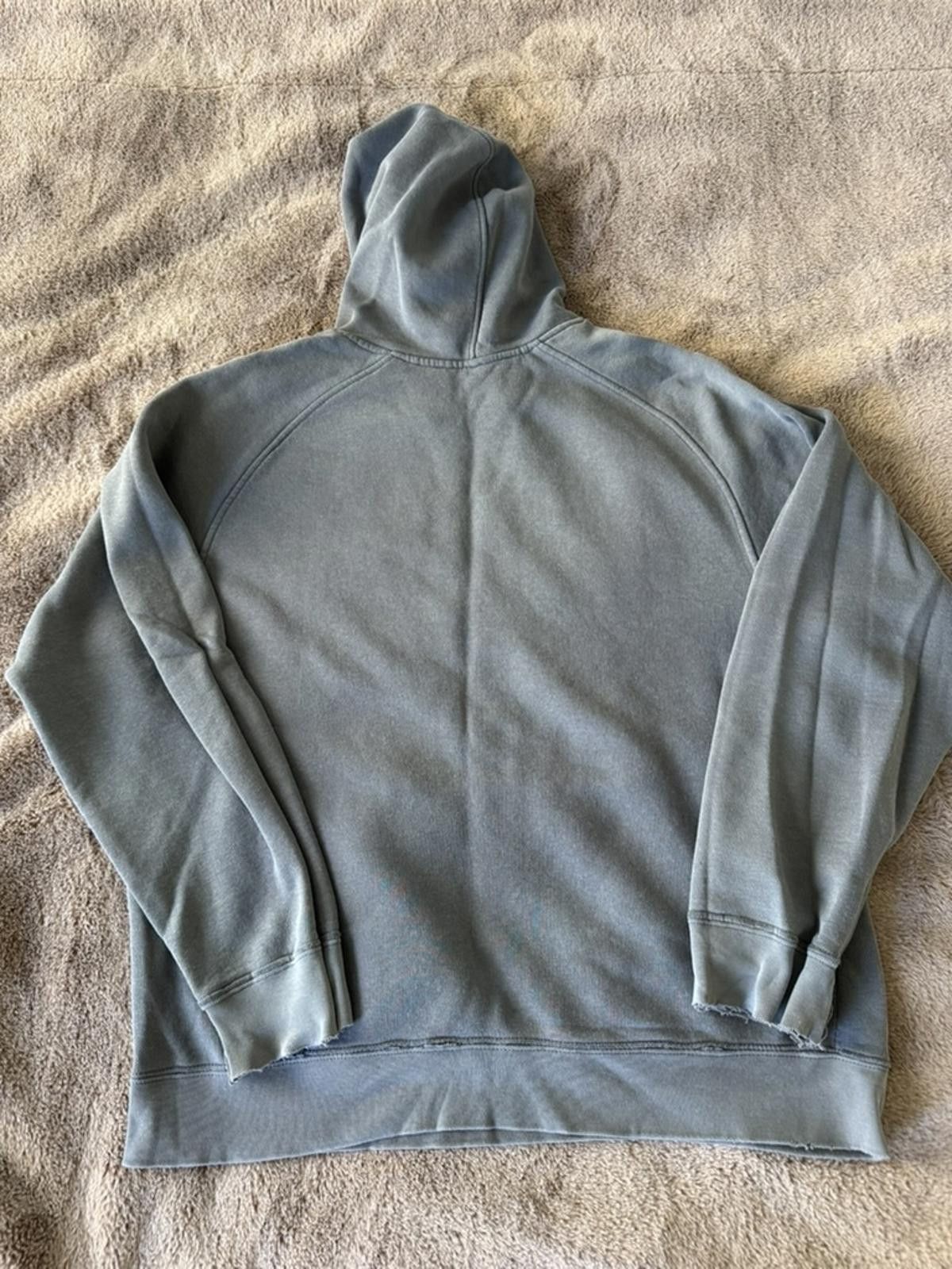 Nike Nike Grey Hooded Sweatshirt with Front Pocket Size US L / EU 52-54 / 3 - 6 Thumbnail