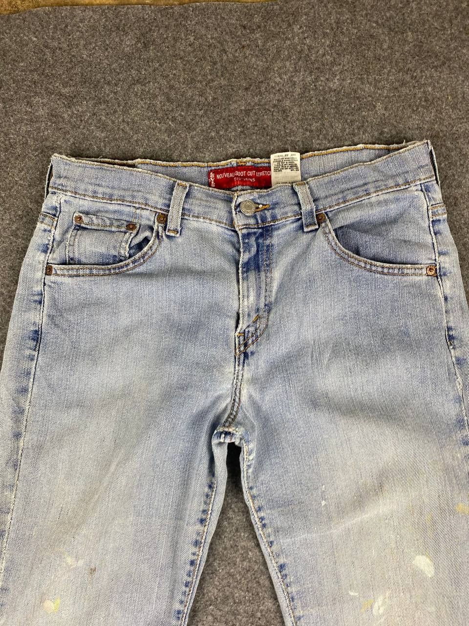 Levi's vintage levis 515 bootcut stretch denim nice design Size 33" - 9 Thumbnail