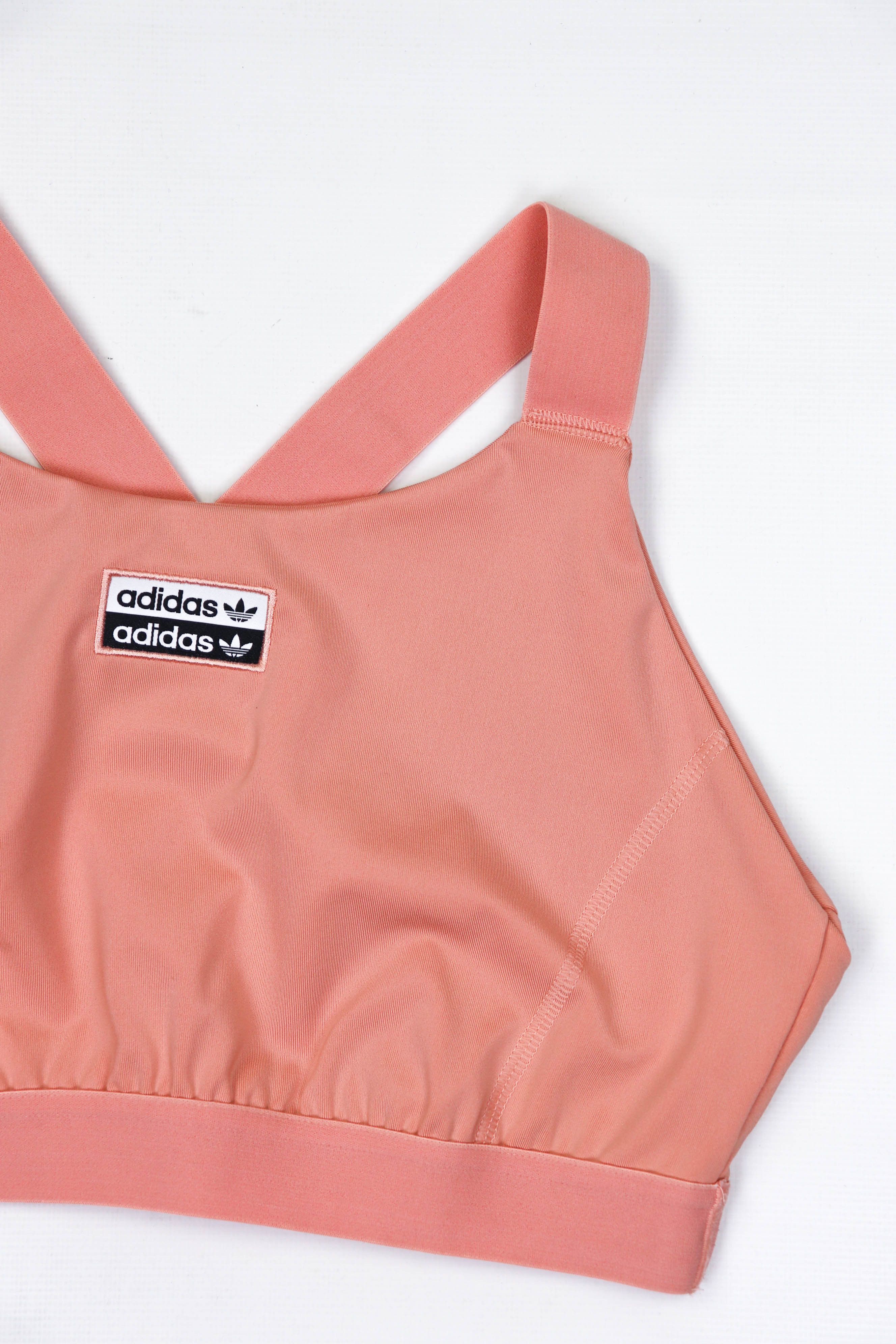 Adidas Adidas '20 Peach Pink Crop Top Size XL / US 12-14 / IT 48-50 - 3 Thumbnail