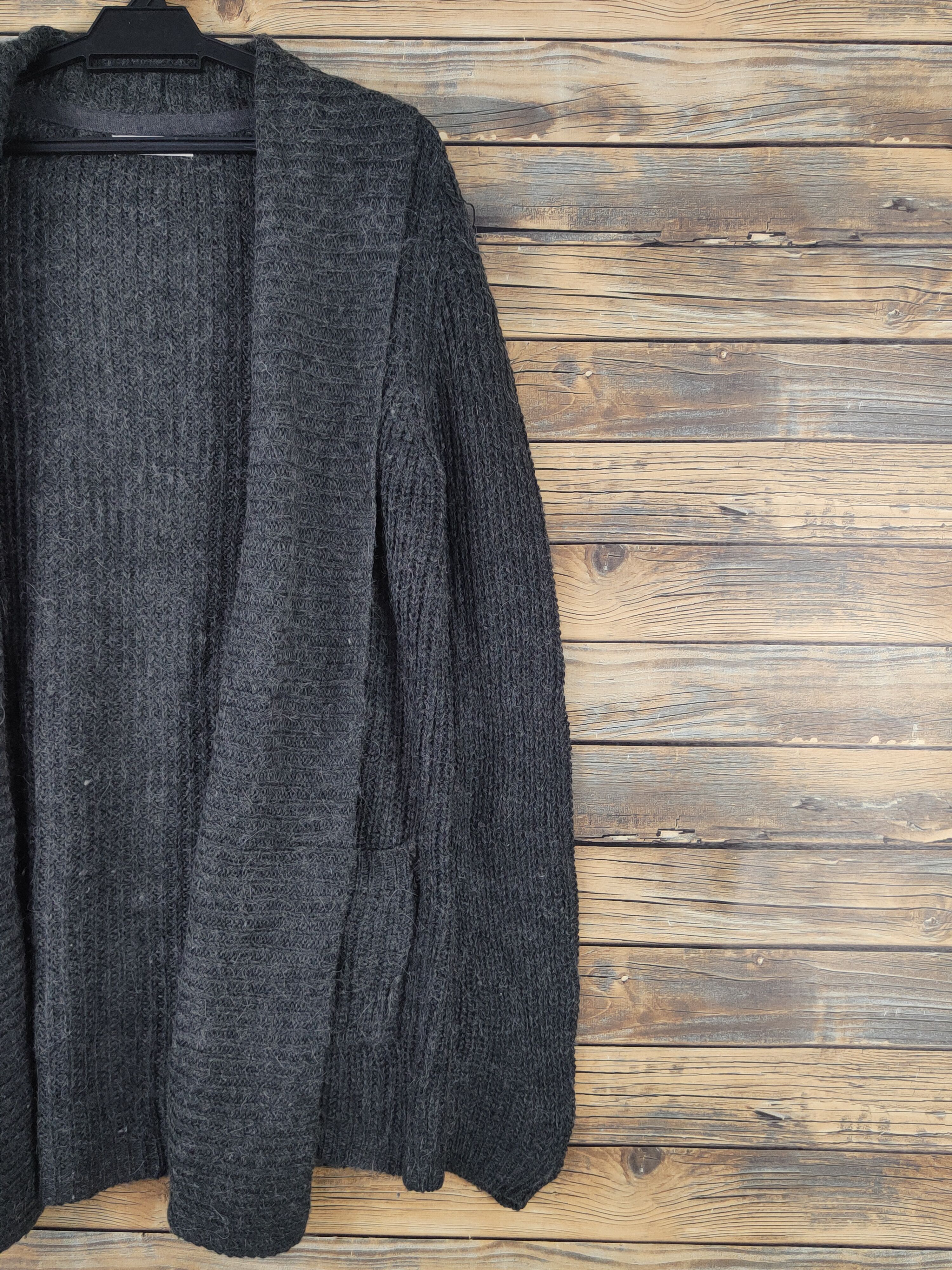 Homespun Knitwear Shoo La Rue Dark Gray Knitwear Cardigan #W1288 Size US M / EU 48-50 / 2 - 5 Thumbnail