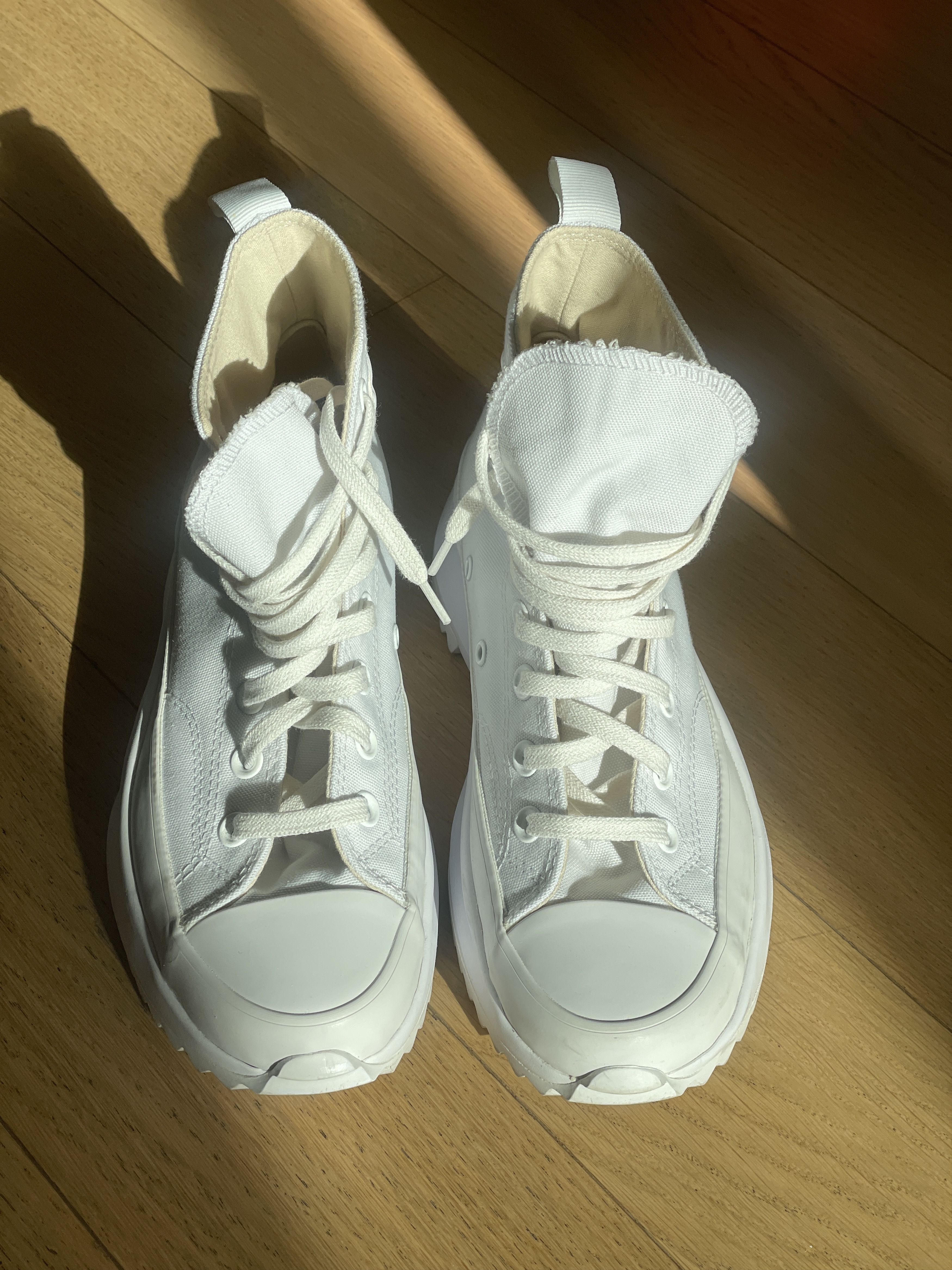 Converse Converse Run Star Hike High Sneakers Triple White M6 / W7.5 Size US 7.5 / IT 37.5 - 3 Thumbnail