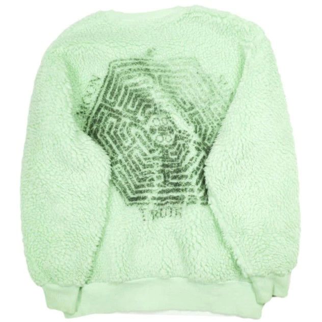 Acne Studios ACNE STUDIOS Oversized Fleece Sweatshirt Light Green XS Size US XS / EU 42 / 0 - 2 Thumbnail
