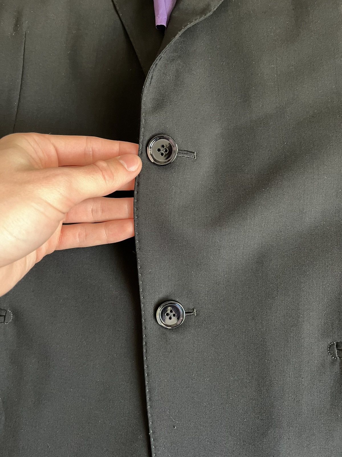 Ermenegildo Zegna × Z Zegna Ermenegildo Zegna Su Misura Wool Two Buttons Blazer Size 52R - 3 Thumbnail