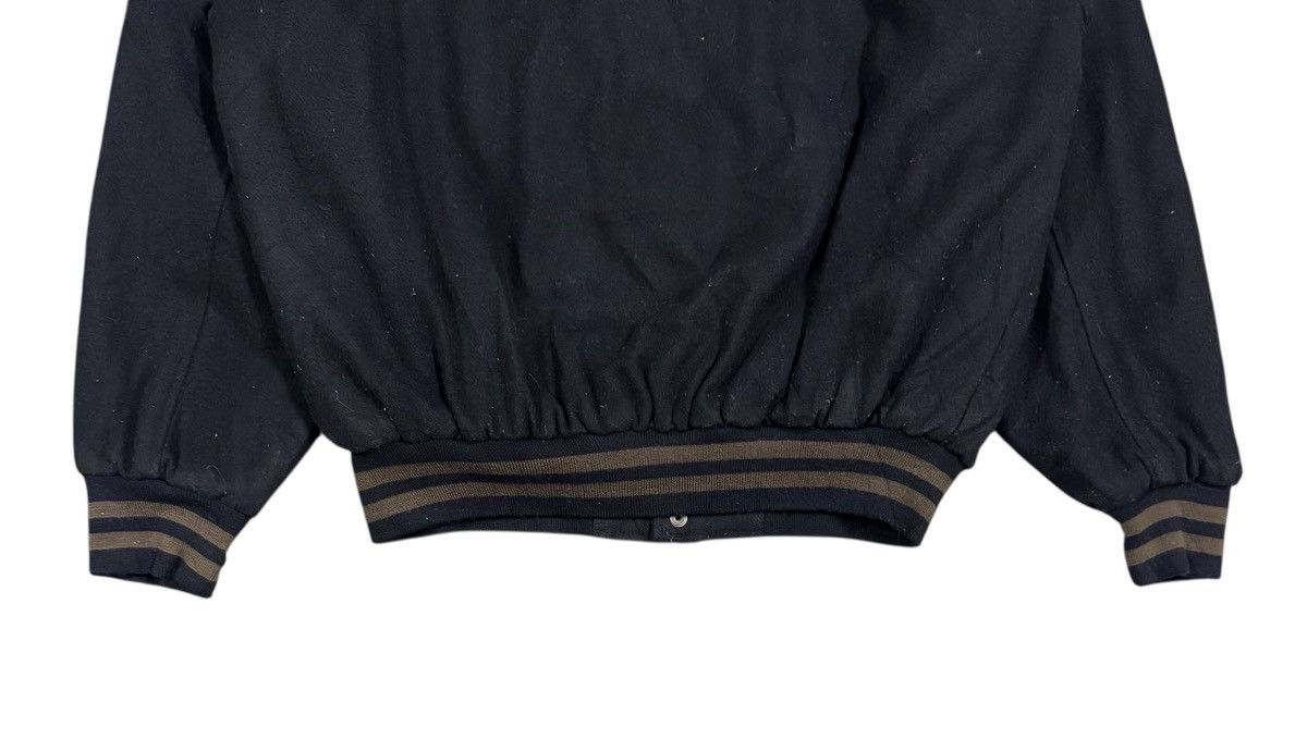 Vintage Vtg🔥90’s Georgia Coffee Varsity Leather/Wool Jacket Size US L / EU 52-54 / 3 - 13 Thumbnail