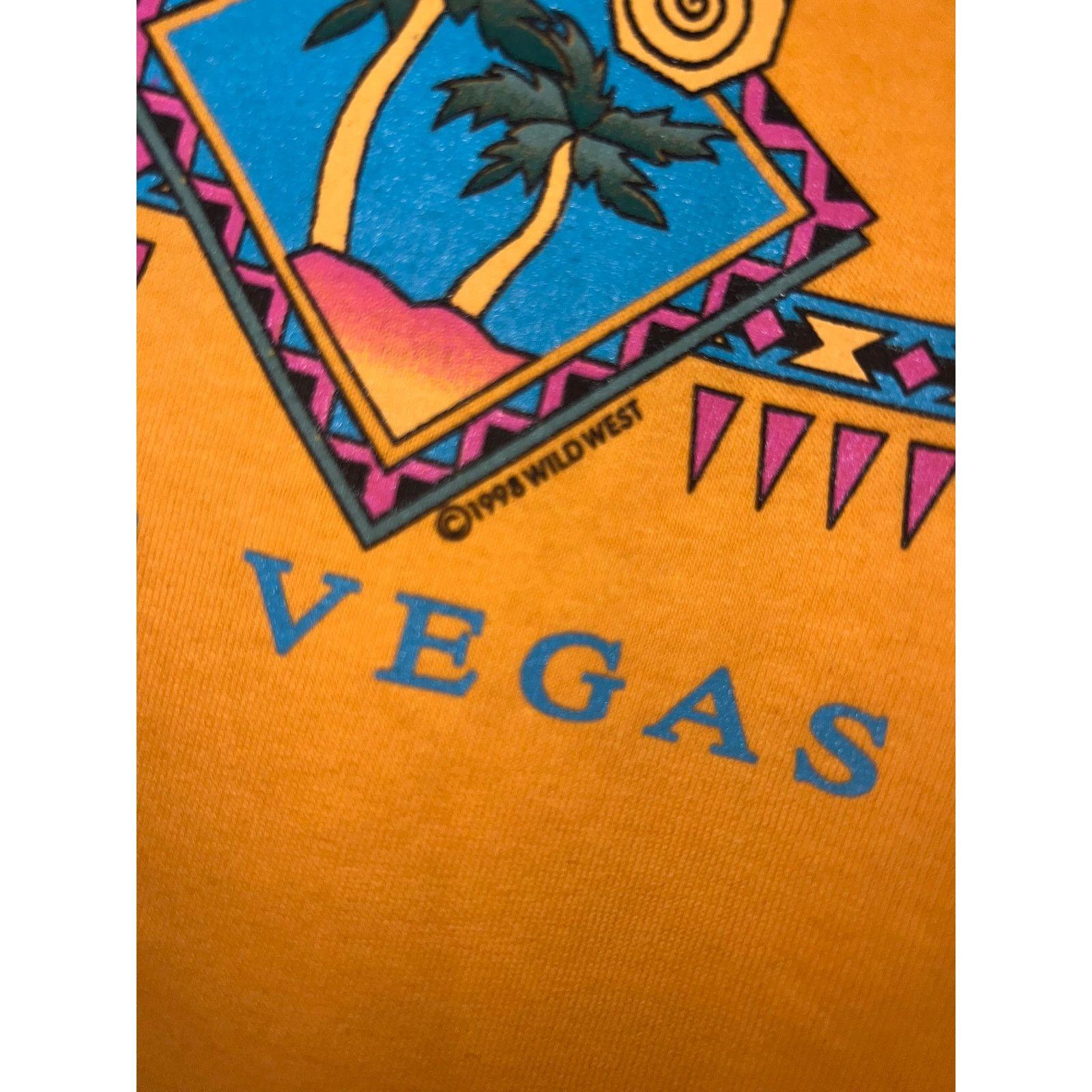 Vintage 90s Vintage Las Vegas Desert Tree Orange Shirt VTG Large L Size US L / EU 52-54 / 3 - 4 Thumbnail