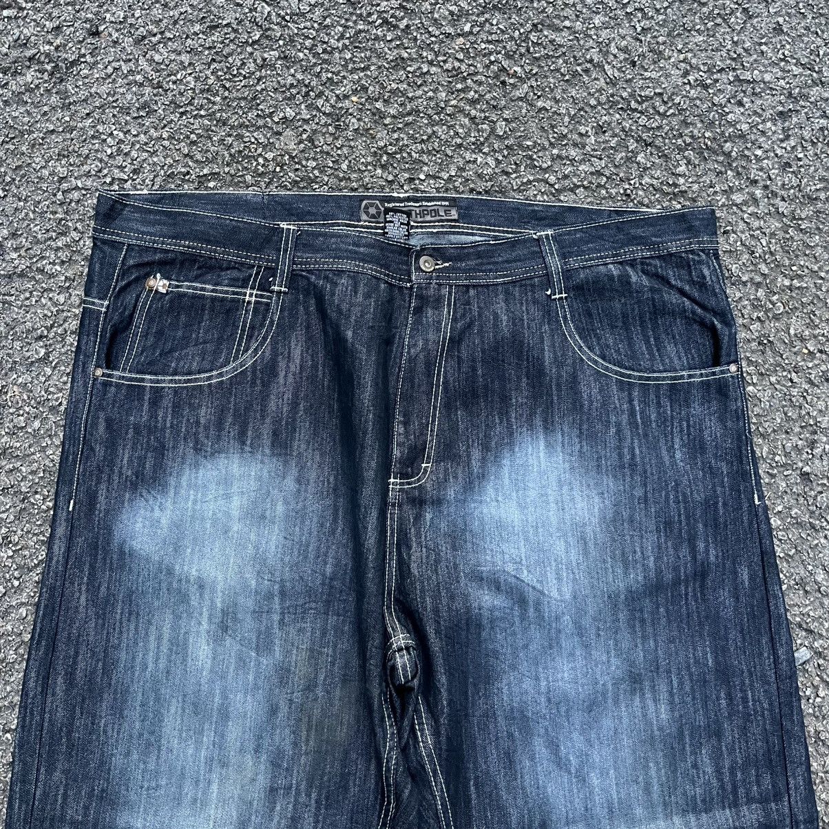 Southpole Southpole Baggy Jeans Y2K Faded Denim Skater JNCO Dogtown Size US 44 / EU 60 - 3 Thumbnail