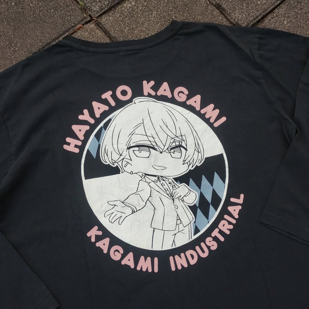 Anime Nijisanji Hayato Kagami Vtuber Tee Size US M / EU 48-50 / 2 - 3 Thumbnail