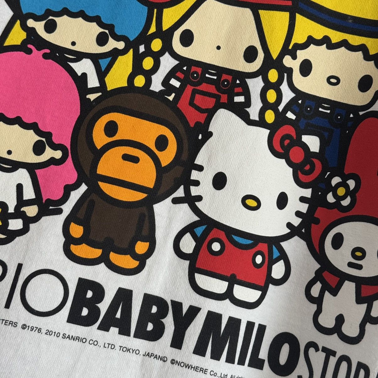 Bape OG Baby Milo x Sanrio Hello Kitty Characters Tee Size US L / EU 52-54 / 3 - 3 Thumbnail