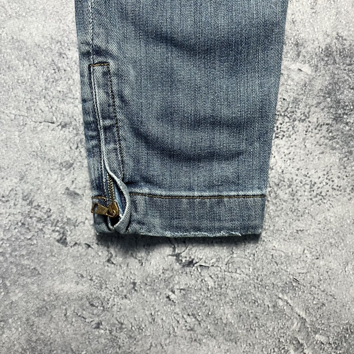 Dolce & Gabbana Vintage Dolce & Gabbana Distressed Blue Denim Jeans Luxury Size 30" / US 8 / IT 44 - 8 Thumbnail