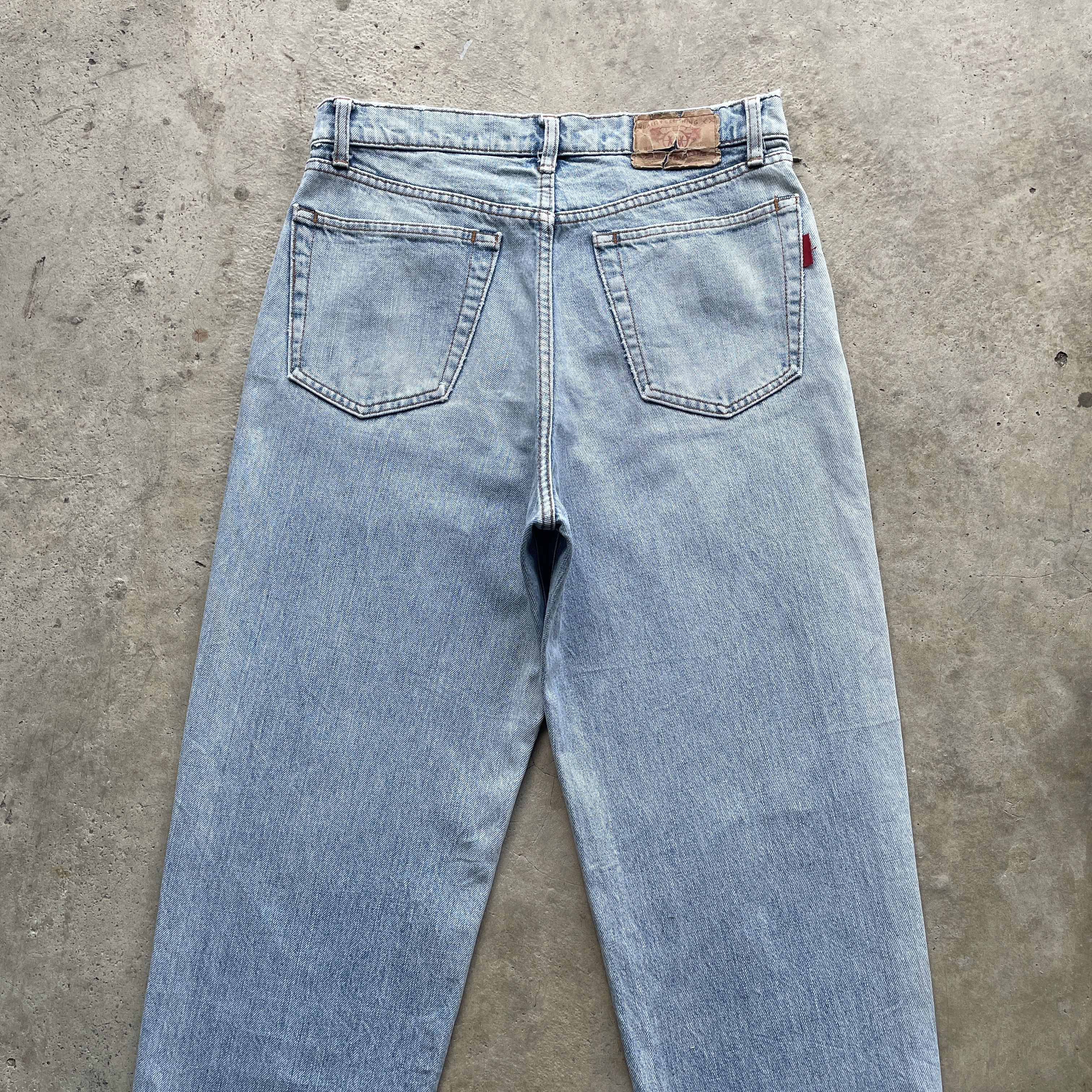 Japanese Brand W31 VINTAGE JAPANESE WASH DENIM FADED DISTRESSED JEANS PANTS Size US 31 - 8 Thumbnail