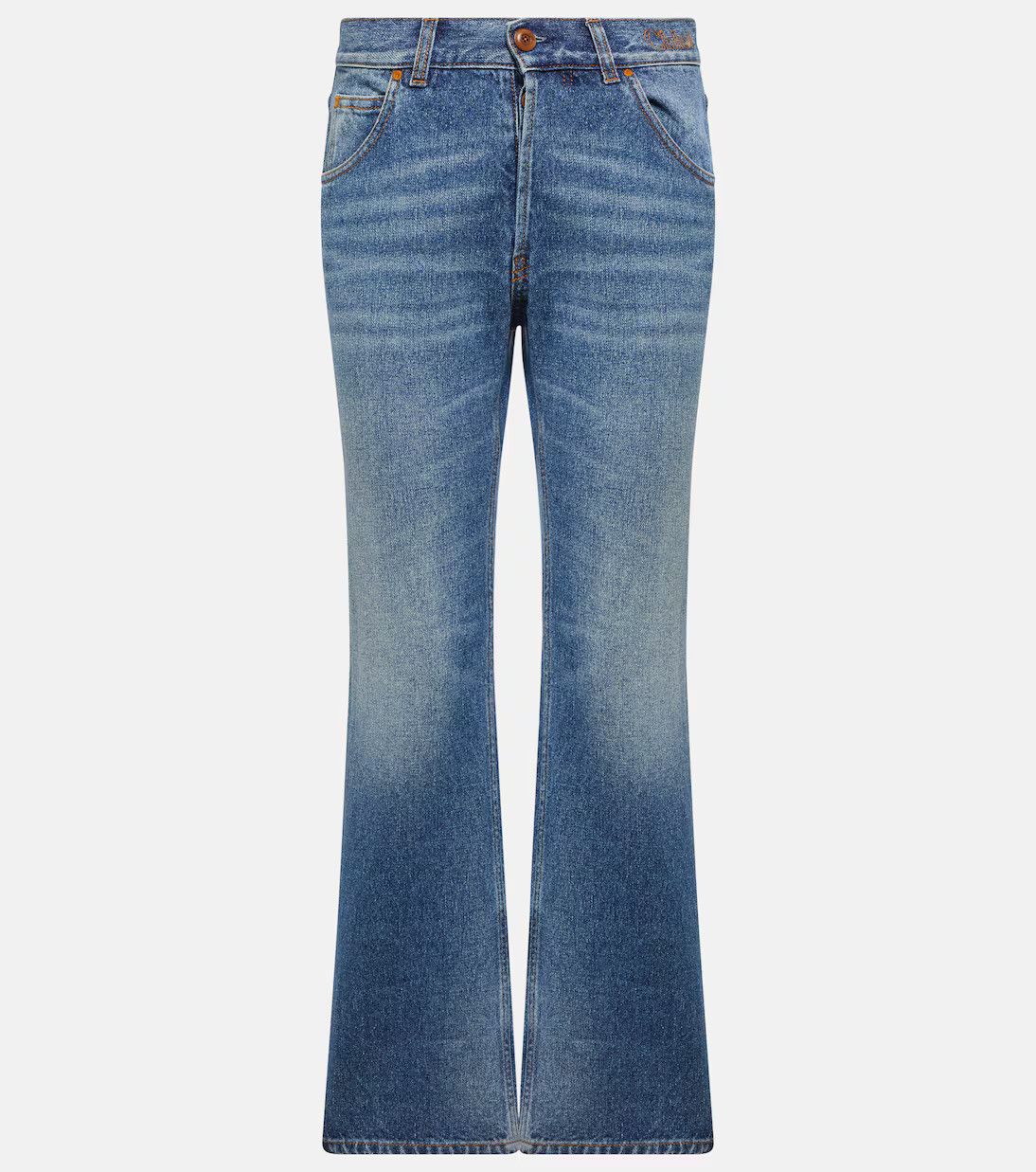 Chloe o1y0825 Denim Pant in Blue Size 30" / US 8 / IT 44 - 1 Thumbnail