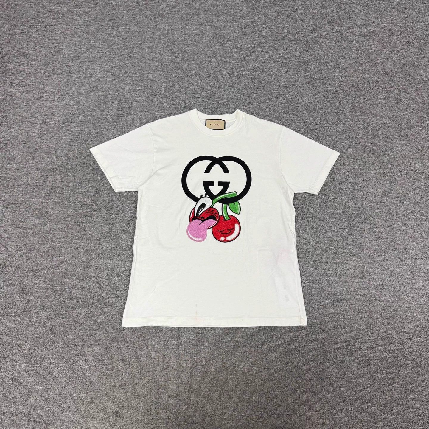 Gucci Gucci Cherry Double G SS T-Shirt XS 99 New Size US XS / EU 42 / 0 - 1 Thumbnail