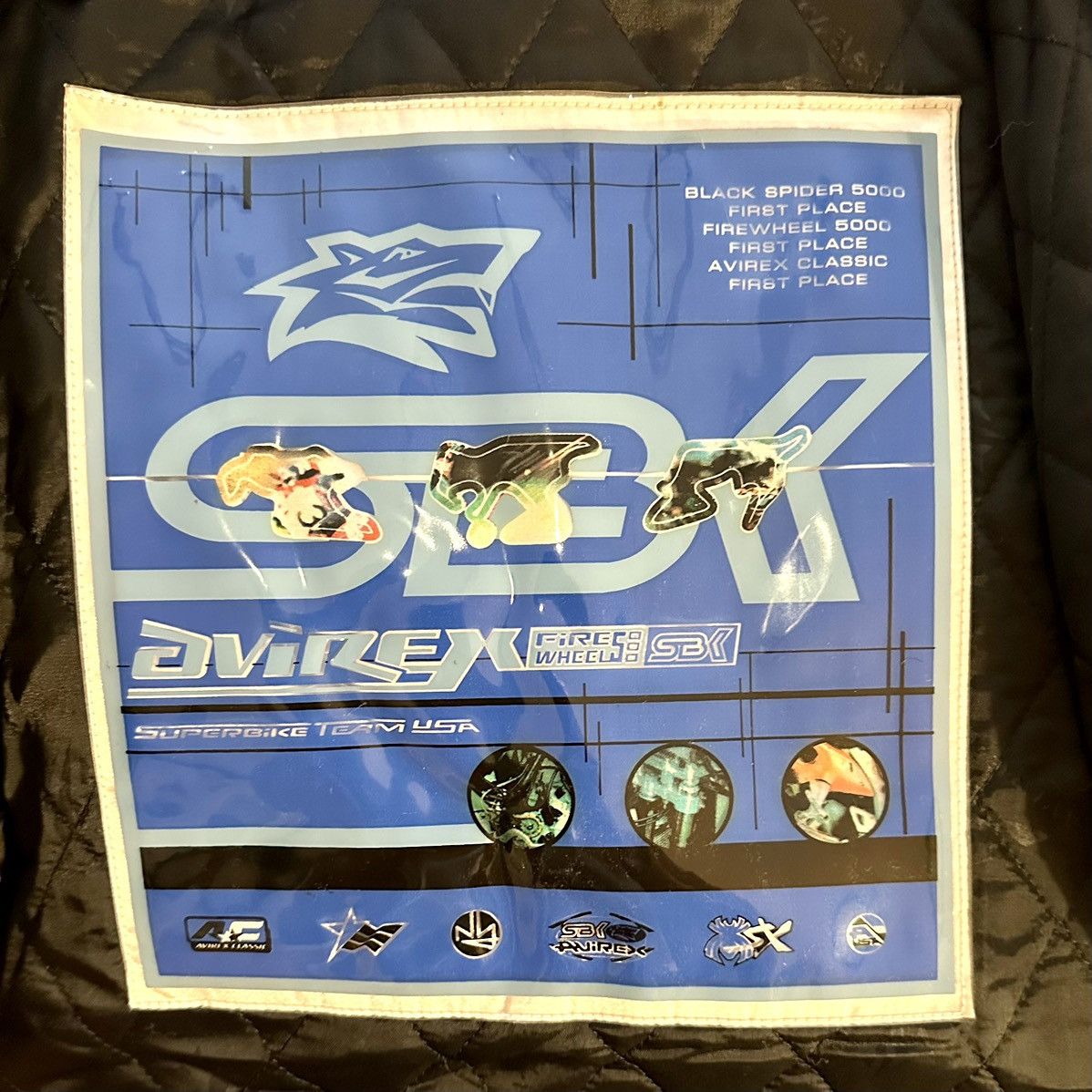 Avirex Vintage Avirex 90’s Supercross Black Spider leather jacket Size US XXL / EU 58 / 5 - 8 Thumbnail