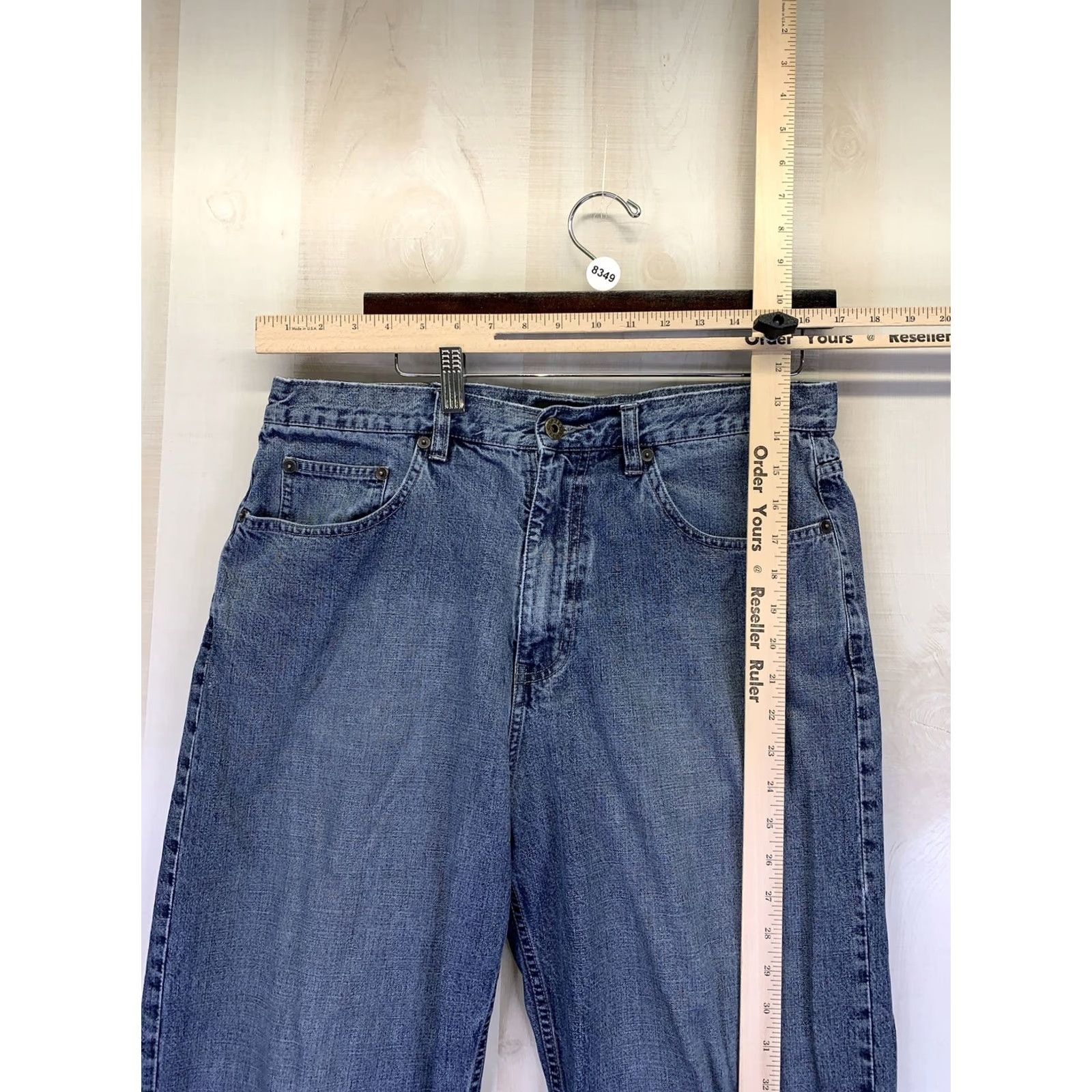 J.Crew J.CREW Jeans Mens 34x32 Straight Leg Denim Blue Regular Cotton Zip 34 in inseam 32 in Mens Jeans Size US 34 / EU 50 - 2 Thumbnail