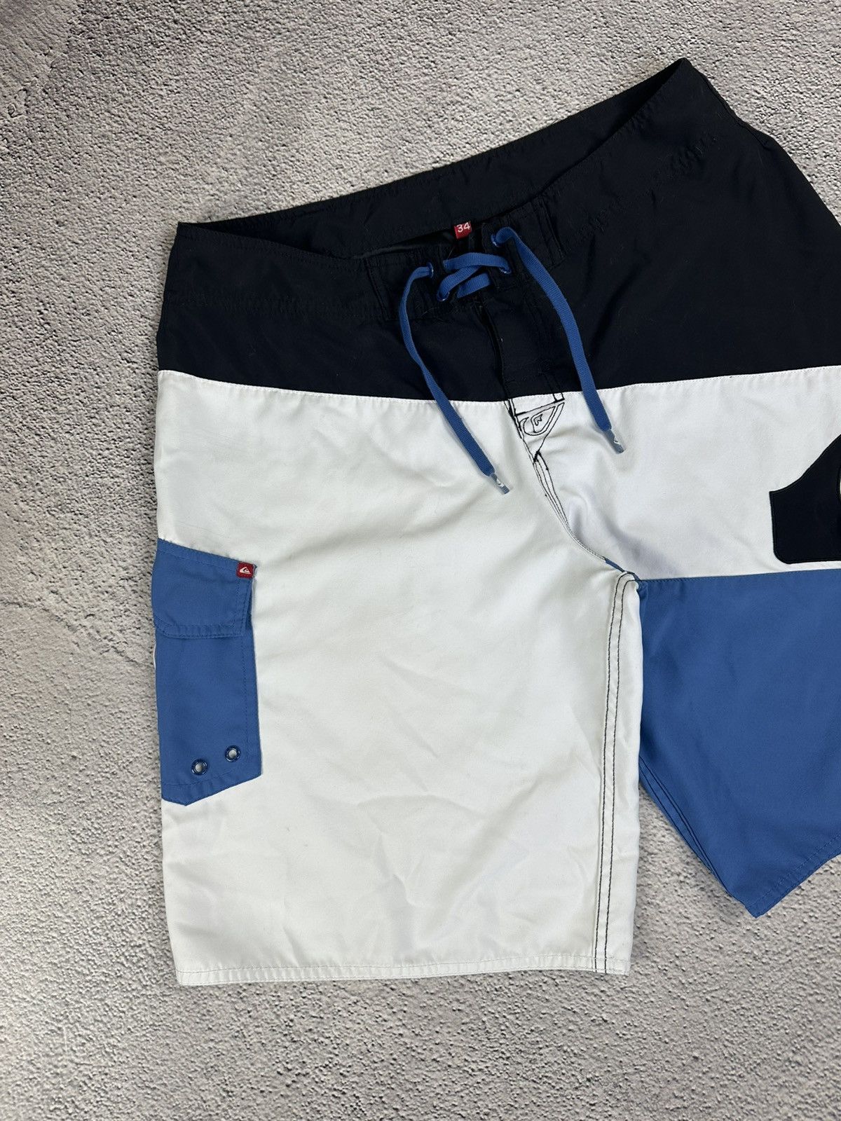Quiksilver Vintage Quiksilver Baggy Short Big Logo Y2K Size US 34 / EU 50 - 8 Thumbnail