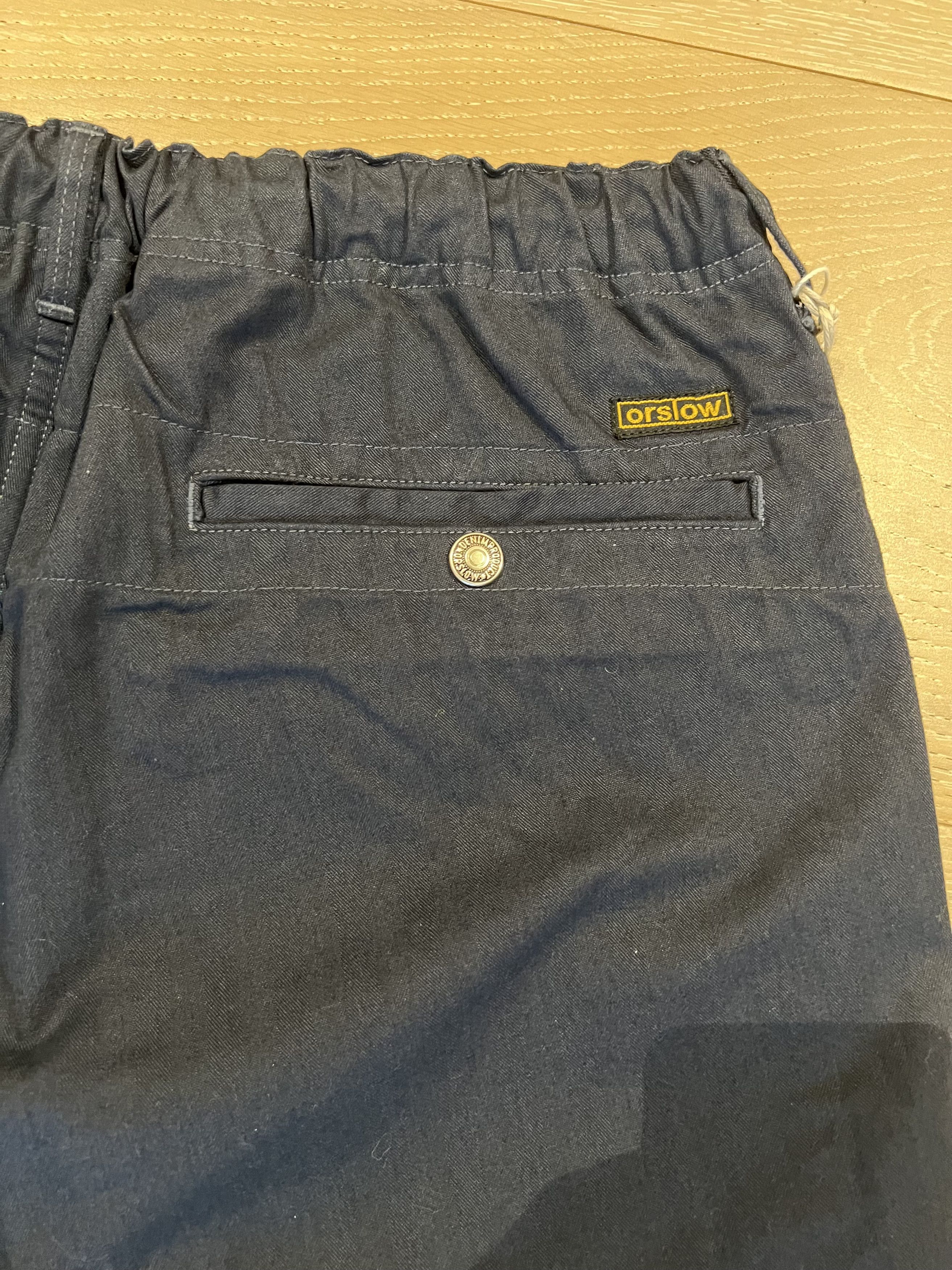 💚 Peggs & Son x Orslow Navy New Yorker Pant Size 4 NEW
