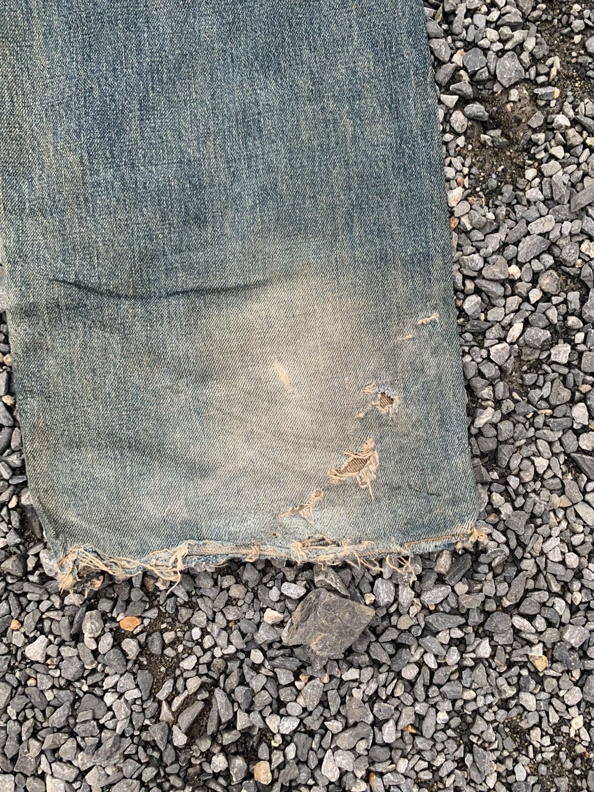 Edwin VINTAGE EDWIN 505 SELVEDGE BAGGY RUSTY DISTRESSED DENIM Size US 28 / EU 44 - 24 Thumbnail