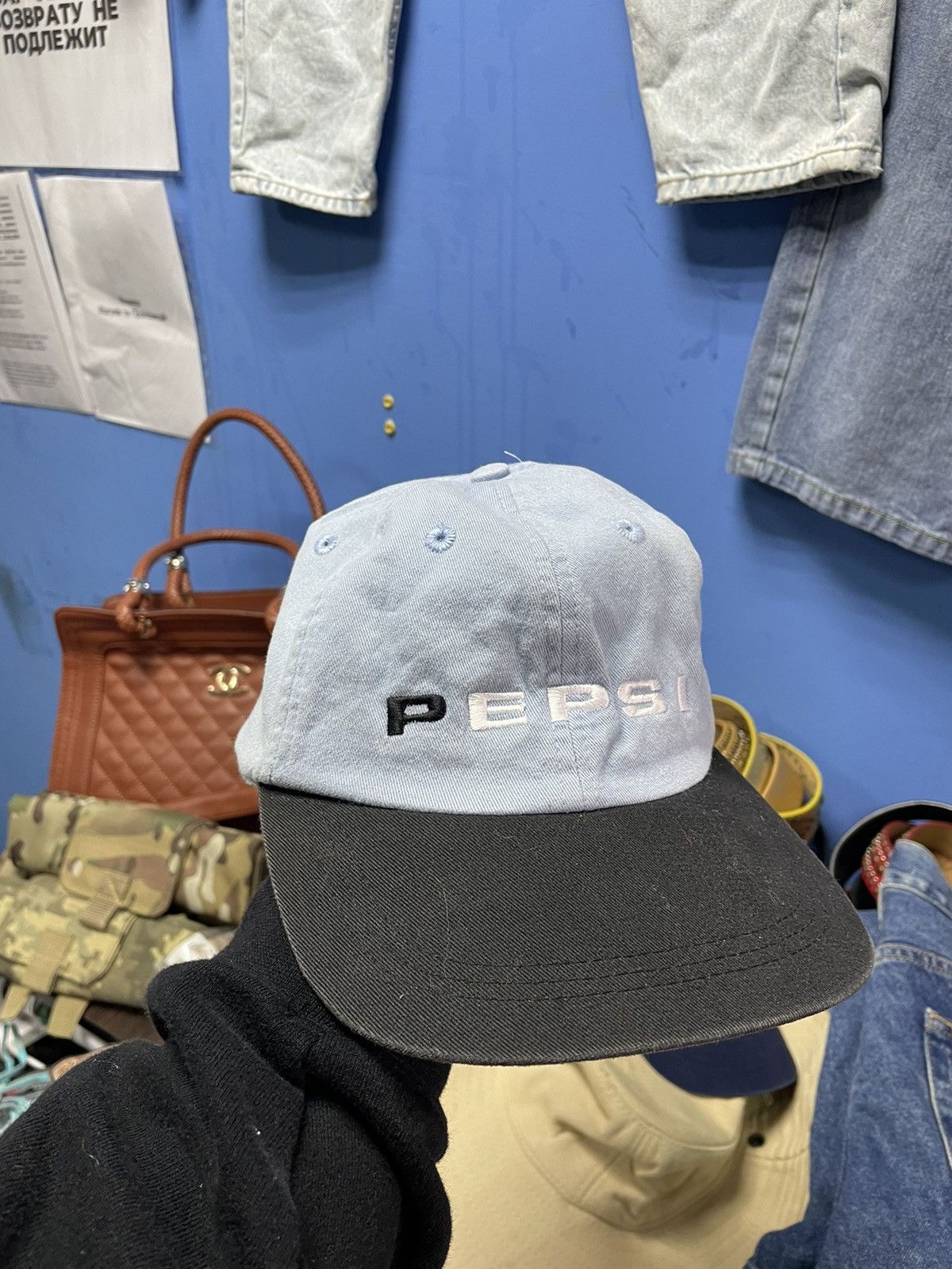 Vintage Vintage Cap Pepsi 90’ One Size Size ONE SIZE - 1 Thumbnail