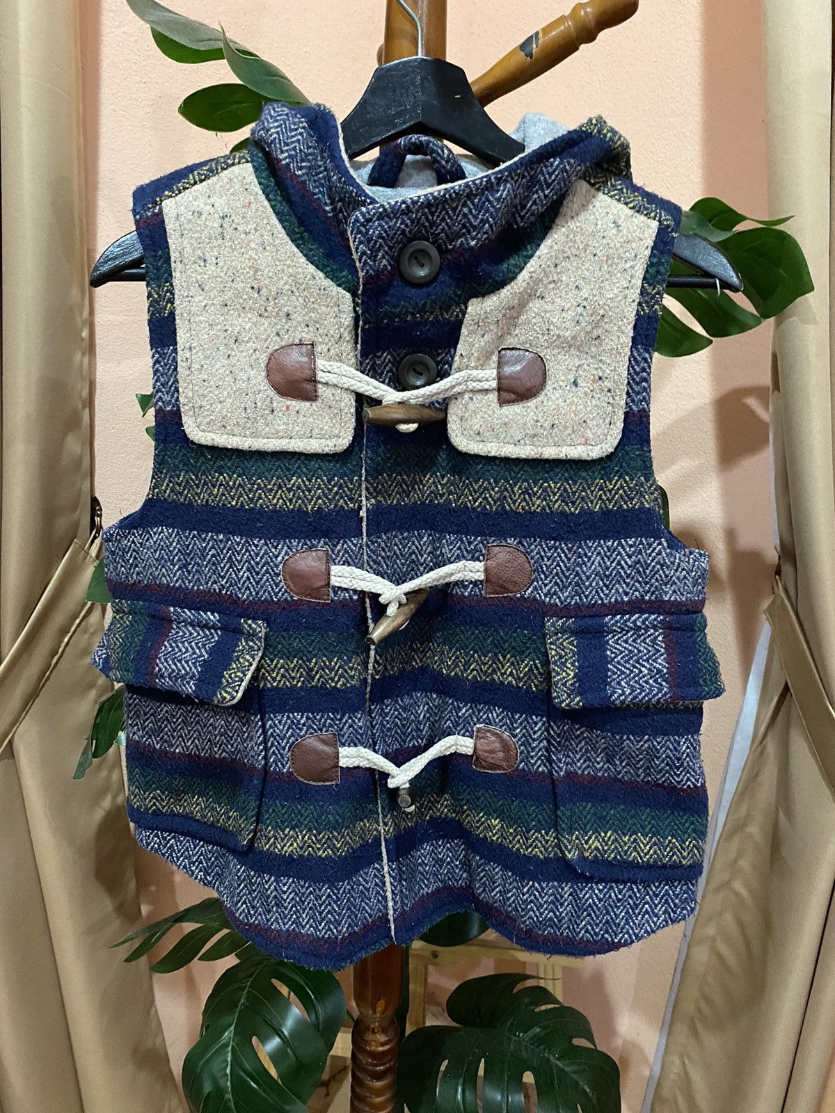 Japanese Brand Cube Sugar Vintage Vest - 1989 Heritage Workwear Design Size US S / EU 44-46 / 1 - 1 Thumbnail