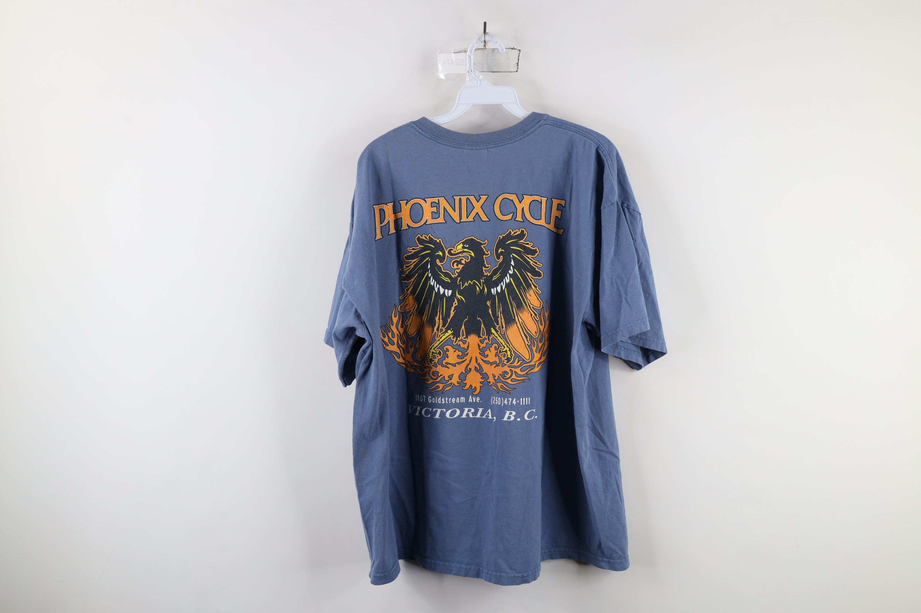 Vintage Vintage Streetwear Phoenix Cycle Motorcycles Canada T-Shirt Size US XL / EU 56 / 4 - 9 Thumbnail