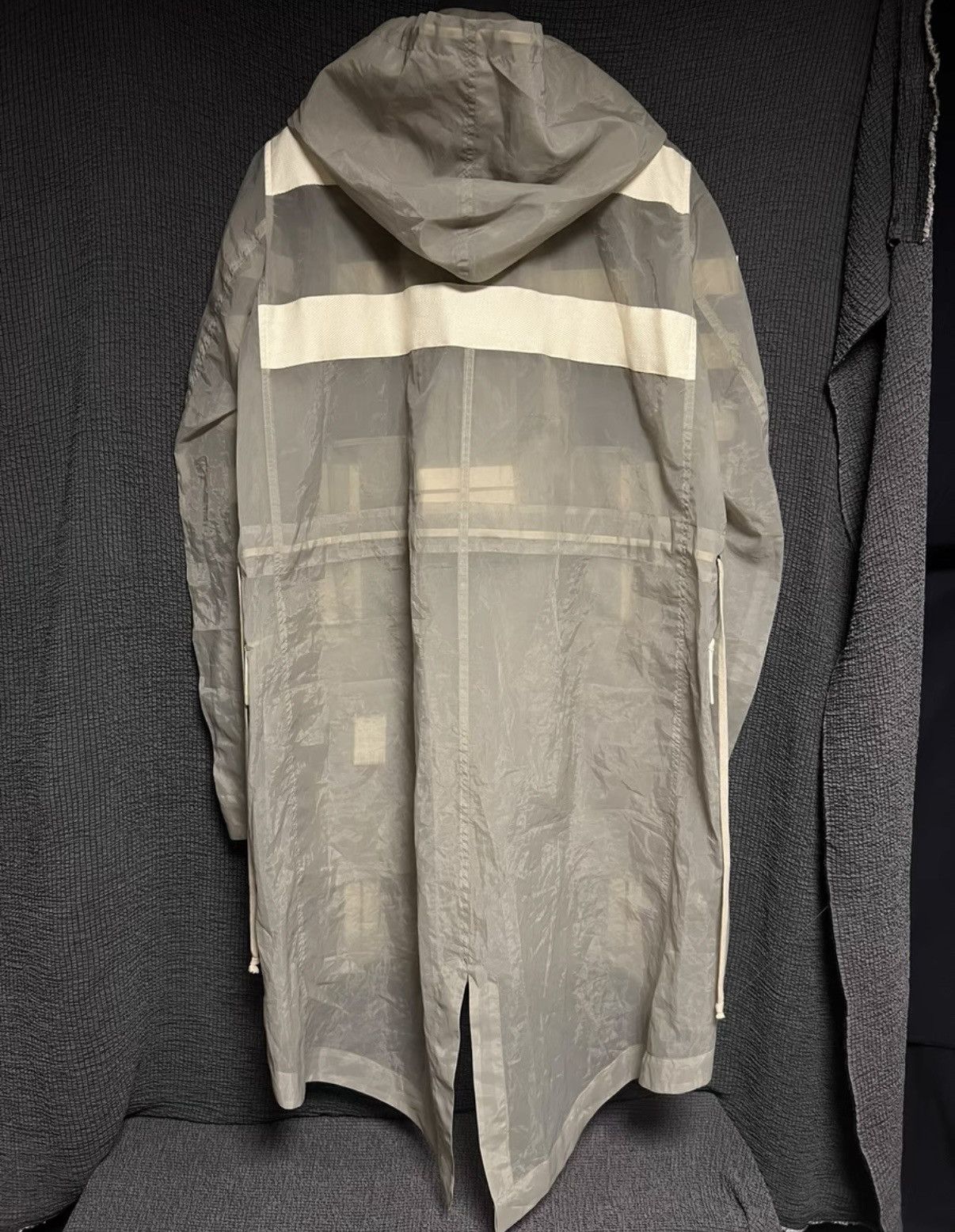 Rick Owens Rick Owens 13SS Runway Sheer Mesh Tape Fishtail Coat Size US M / EU 48-50 / 2 - 4 Thumbnail