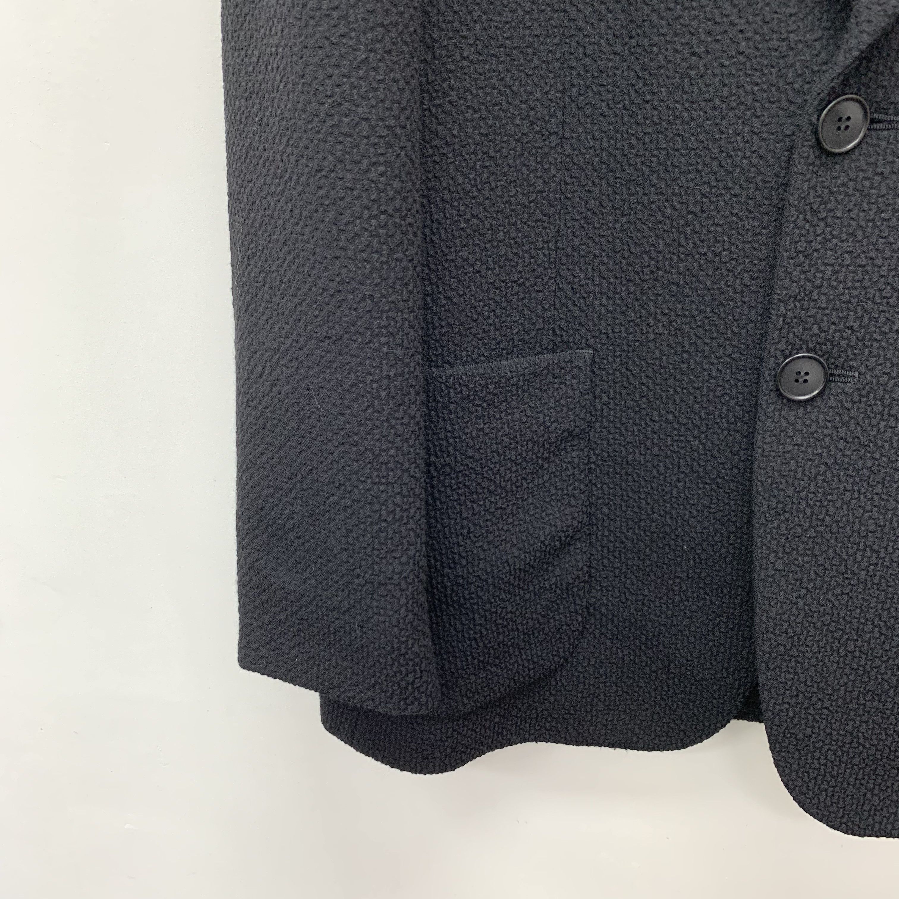 Armani Armani Black Wool Blazer (48R) Size 48R - 4 Thumbnail