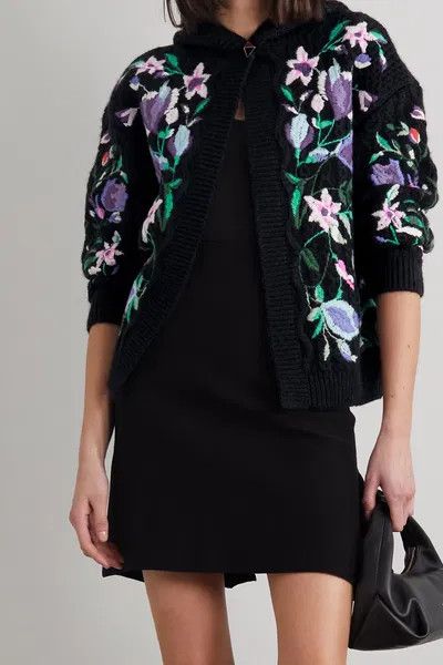 Valentino o1y0326 Hooded Cardigan in Multicolor Size S / US 4 / IT 40 - 2 Thumbnail
