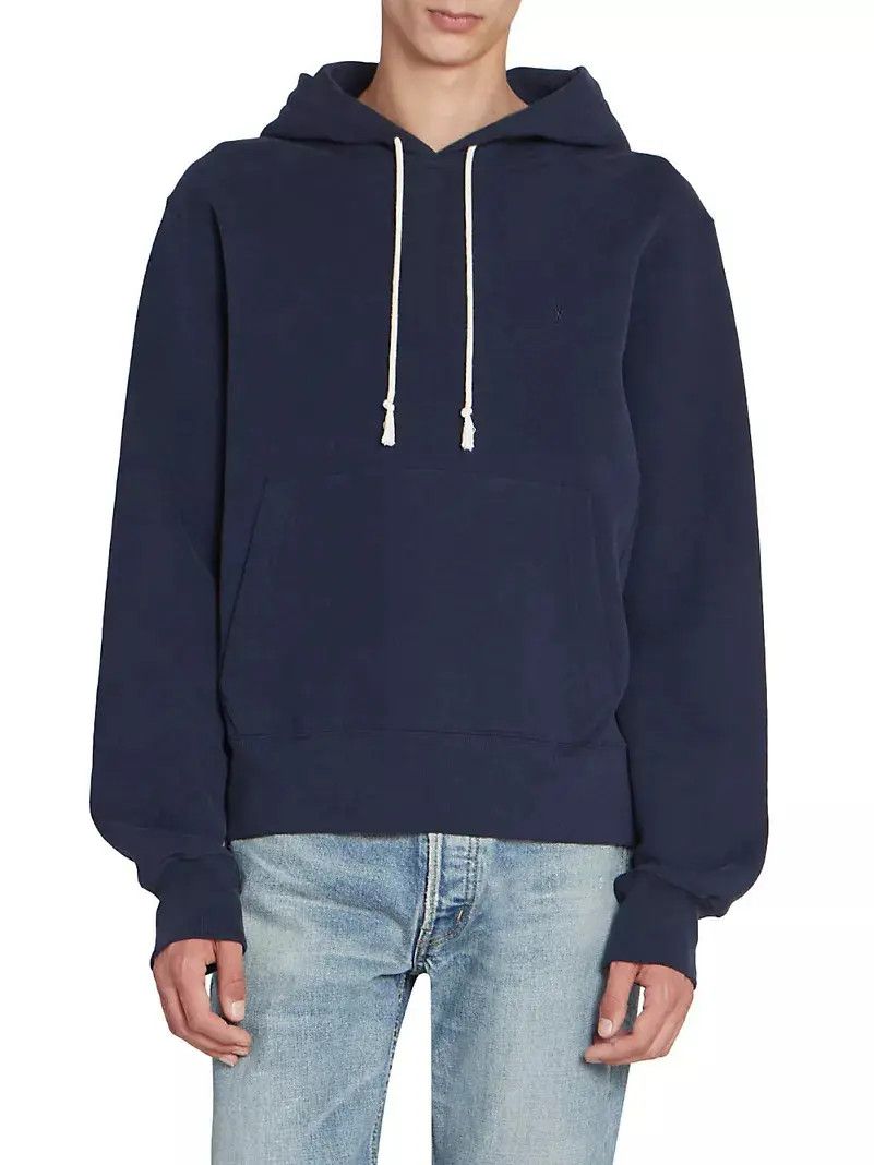Saint Laurent Paris o1s1wg110625 Cassandre Sweatshirt & Hoodie in Blue Size US XXL / EU 58 / 5 - 4 Thumbnail