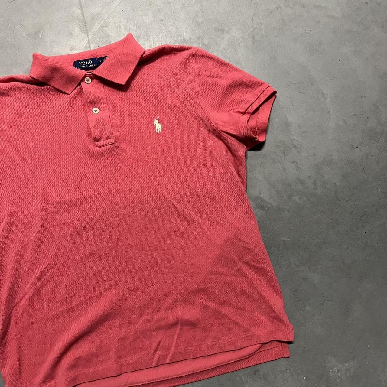 Vintage Vintage Y2K/200s Preppy Womens Rose Pink Polo by Ralph Lauren Essential Polo Shirt! Size M / US 6-8 / IT 42-44 - 3 Thumbnail