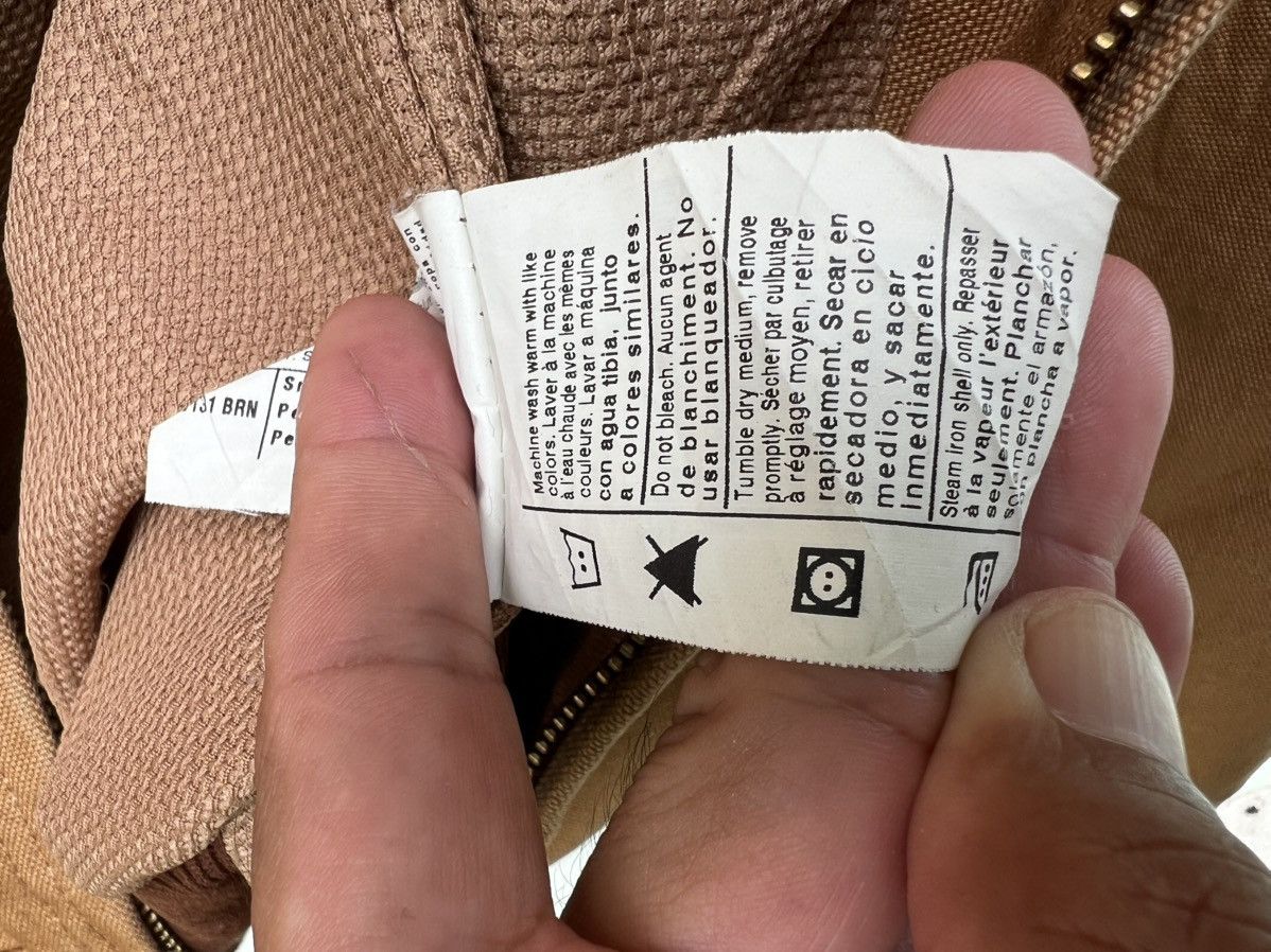 Carhartt VTG Carhartt J131 BRNThermal Lined Hoodie Jacket Made In USA Size US L / EU 52-54 / 3 - 4 Thumbnail