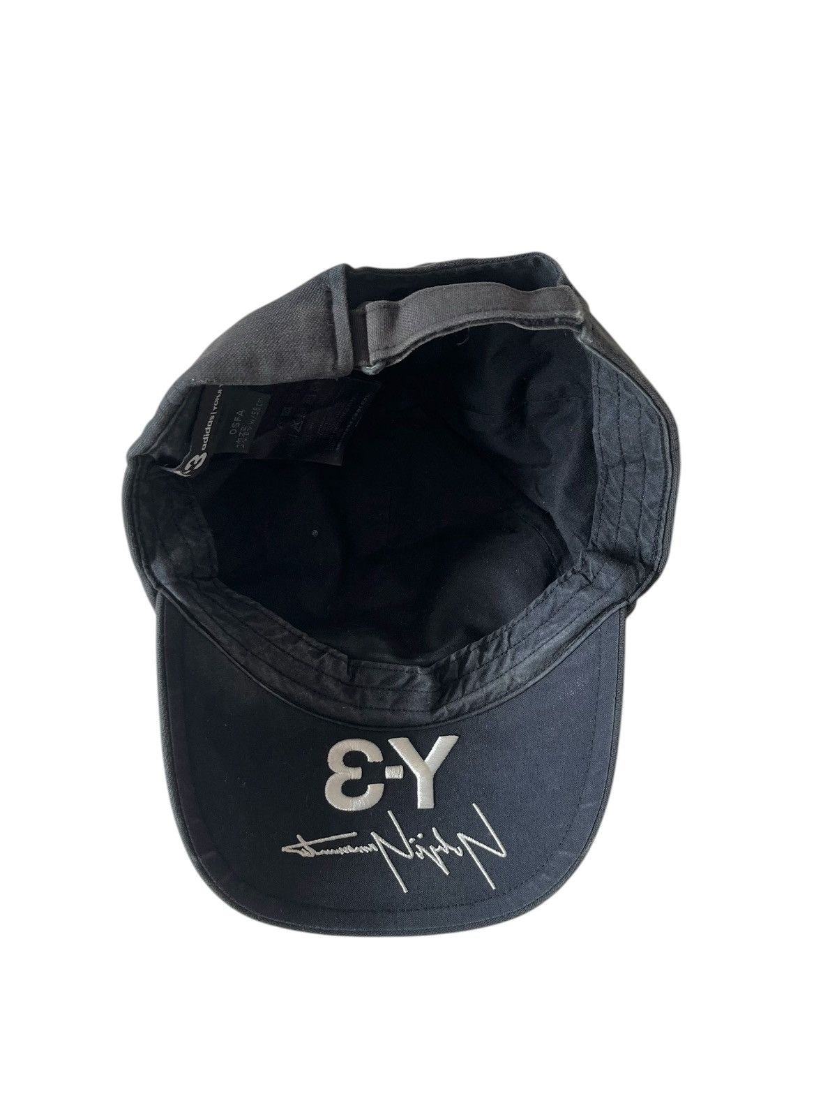 Yohji Yamamoto Yohji yamamoto y-3 logo embroidered baseball cap Size ONE SIZE - 7 Thumbnail