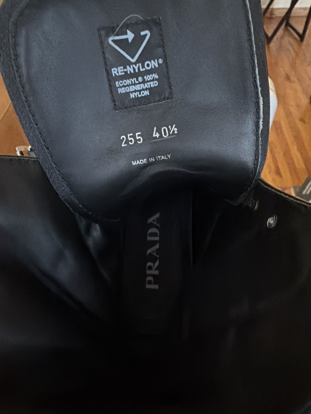 Prada Prada Monolith brushed leather and Re-Nylon boots with pouch Size US 10.5 / IT 40.5 - 10 Thumbnail
