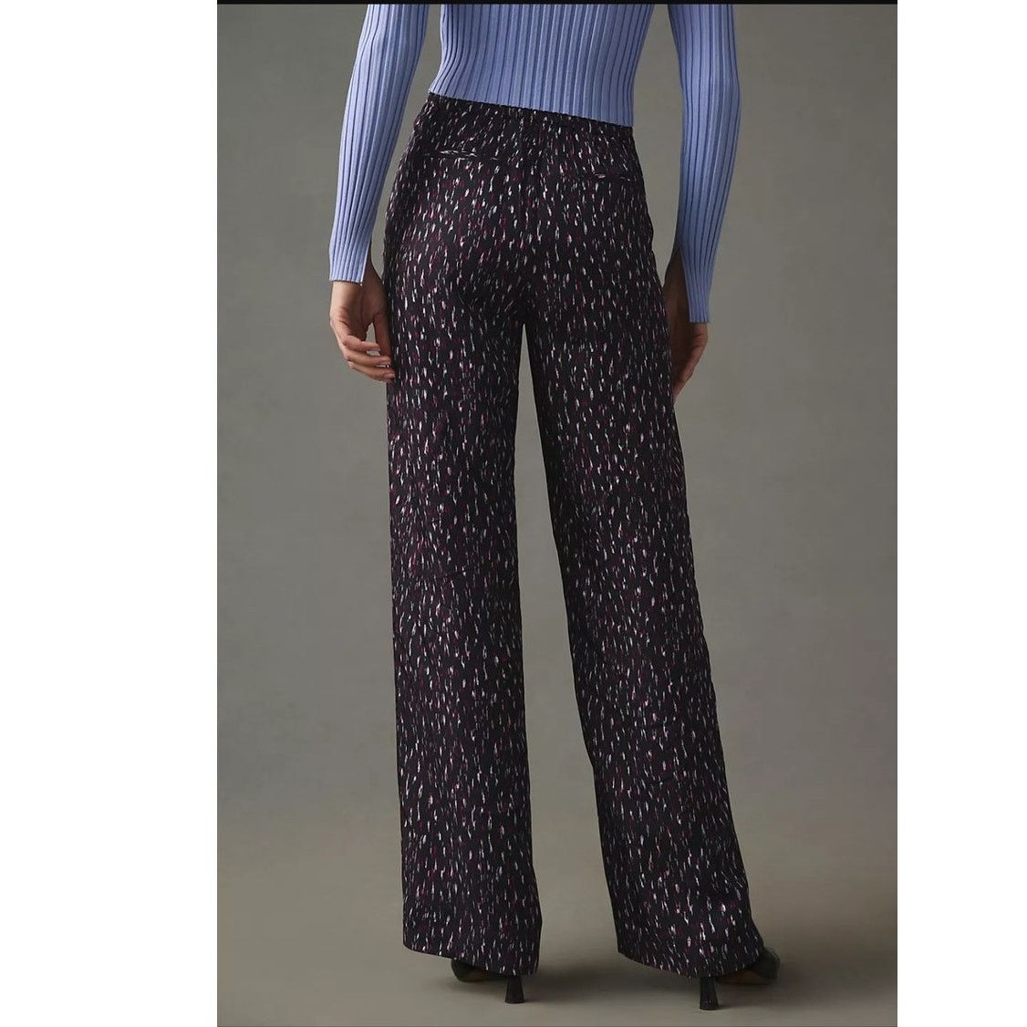 Anthropologie NWT ANTHROPOLOGIE Scotch & Soda Gia Wide-Leg Trousers $178 M Size 30" / US 8 / IT 44 - 4 Thumbnail