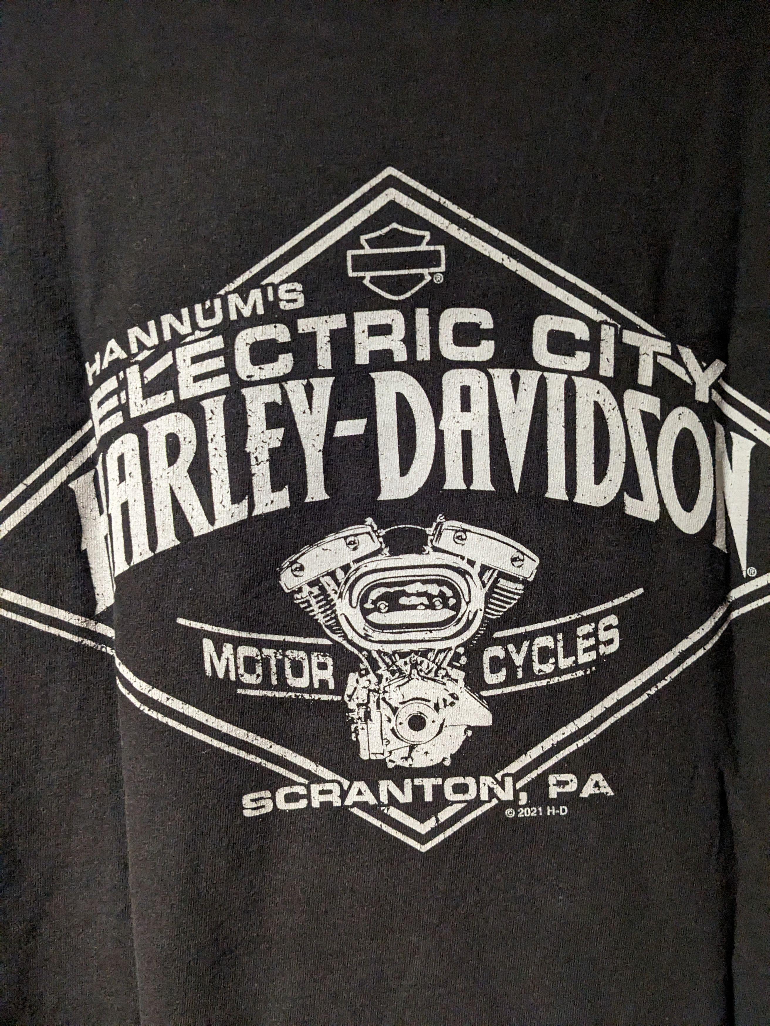 Harley Davidson × NASCAR Harley Davidson Motorcycle Americana Bike Week T-Shirt Size US XXL / EU 58 / 5 - 7 Thumbnail