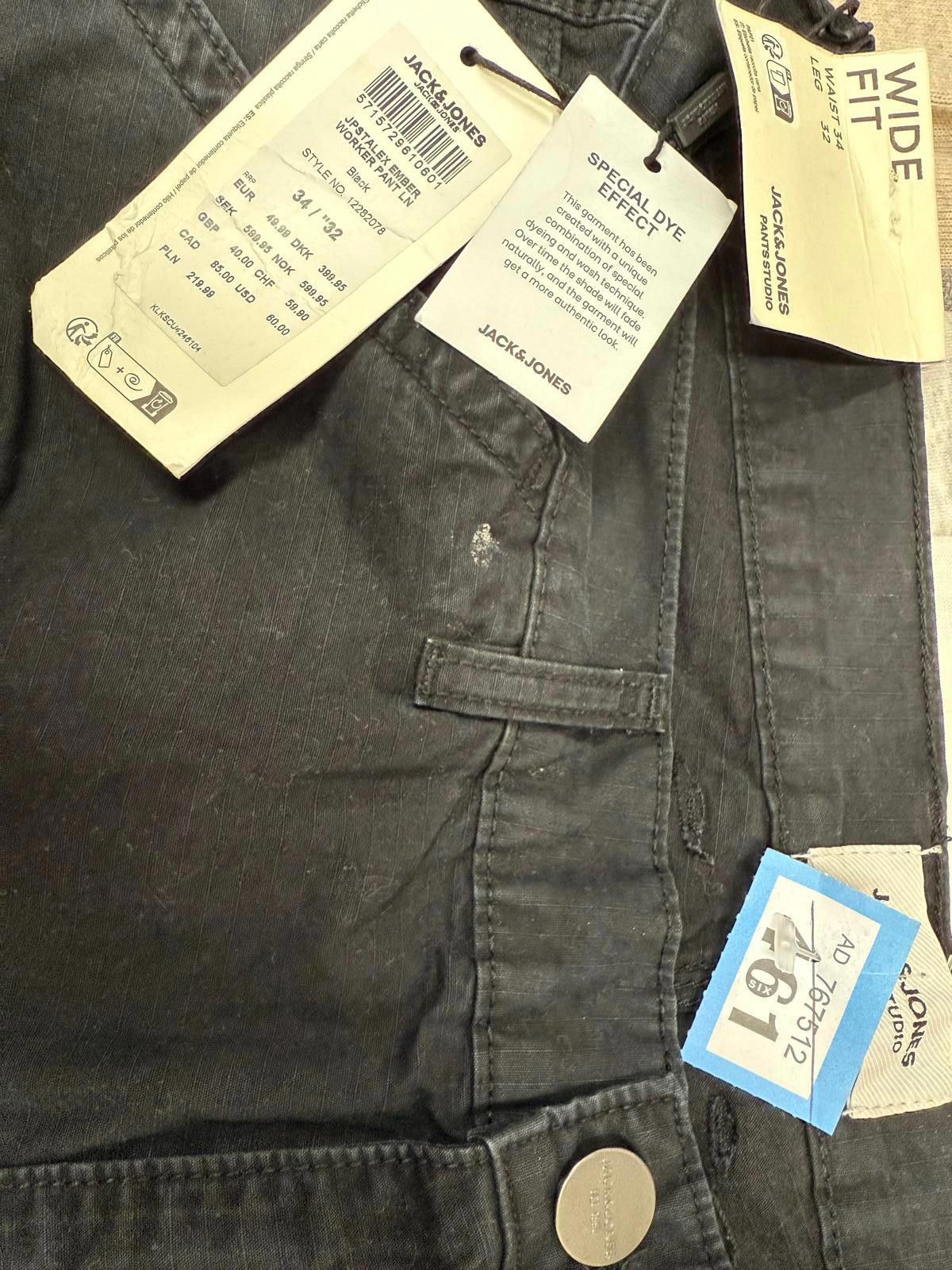 Jack & Jones Jack & Jones Straight Leg Work Trousers Size US 34 / EU 50 - 4 Thumbnail