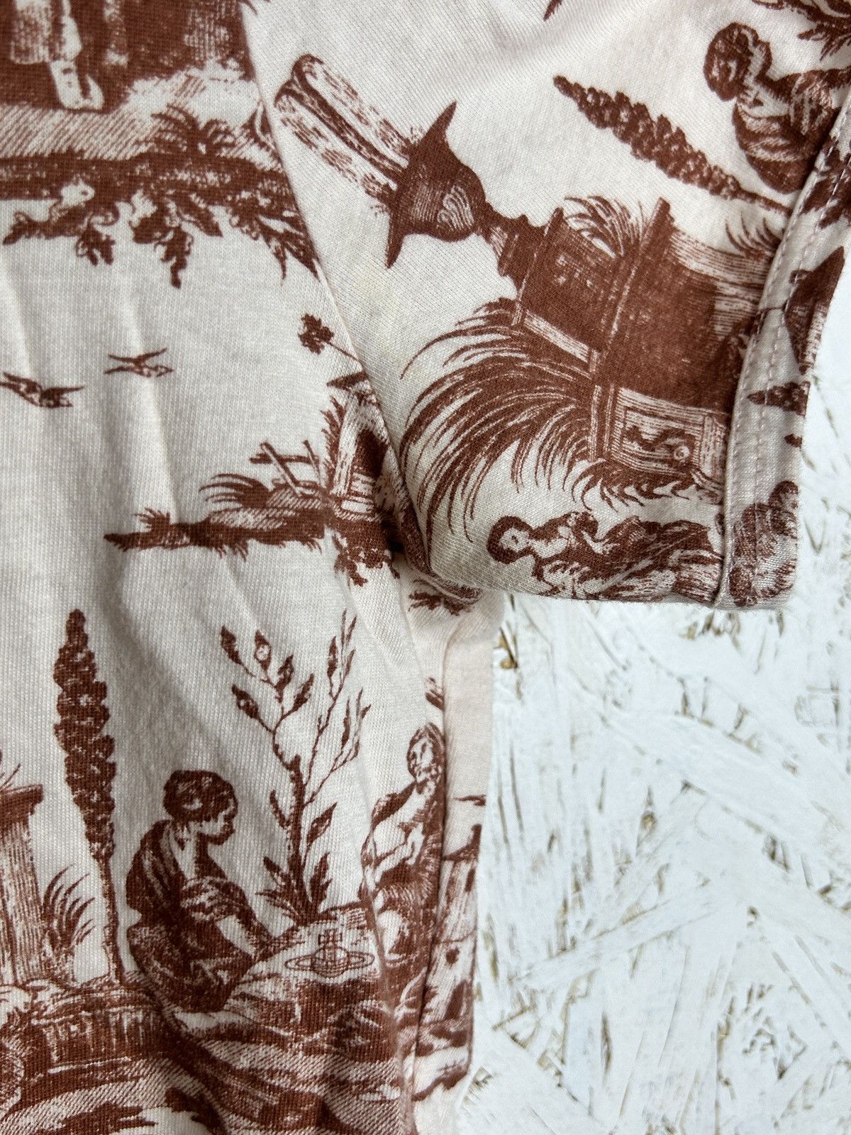 Vivienne Westwood Archive Vivienne Westwood Toile De Jouy Pattern T-Shirt Size S / US 4 / IT 40 - 5 Thumbnail